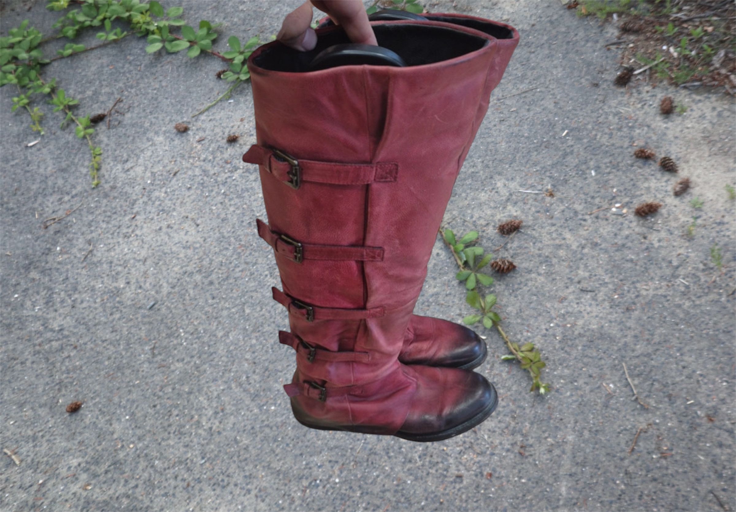 Other Archive Leather buckle boots Size US 8.5 / IT 38.5 - 1 Thumbnail