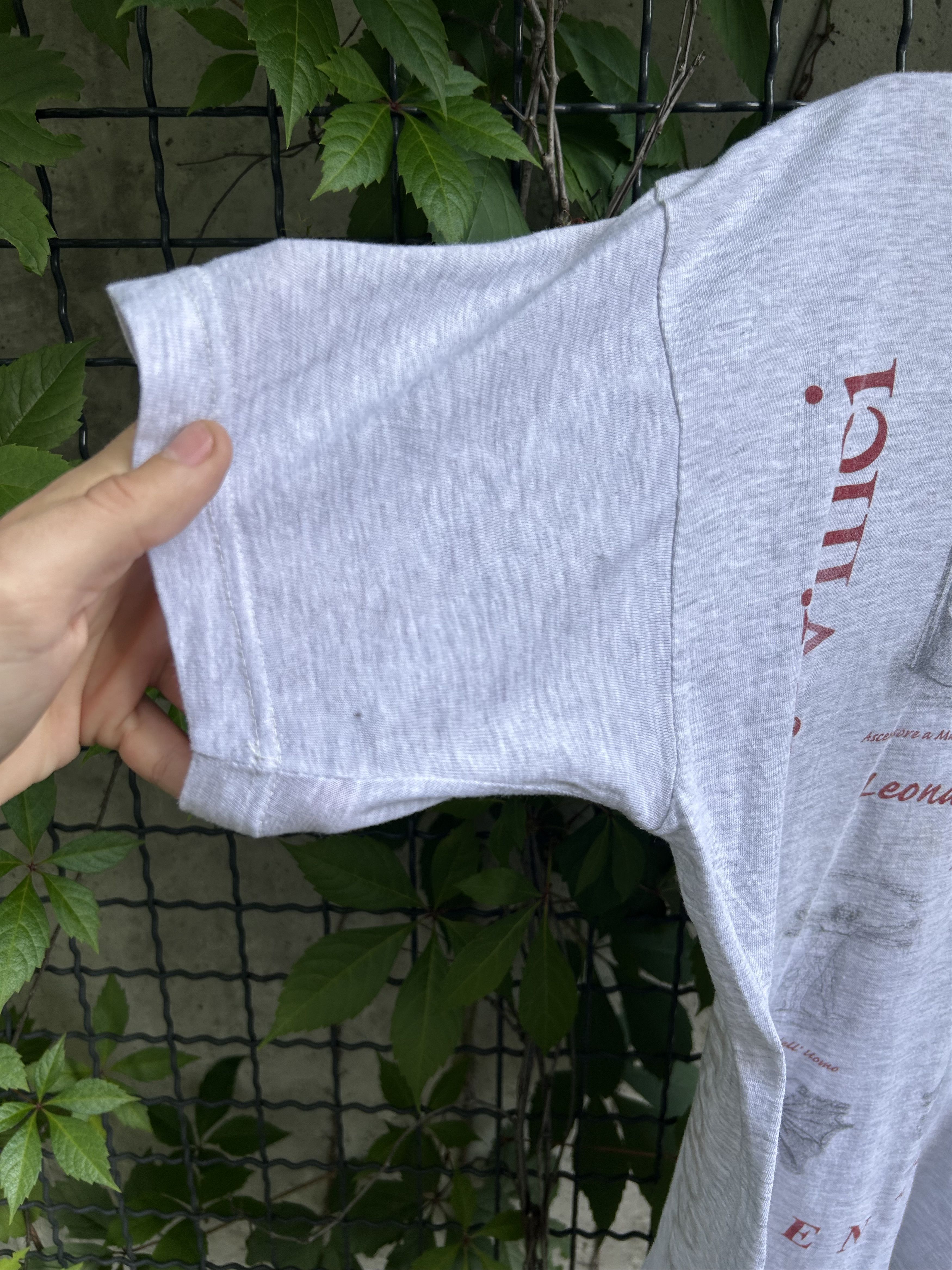 Vintage Vintage 90s Leonardo da Vinci Firenze Art T-shirt Size US L / EU 52-54 / 3 - 4 Thumbnail