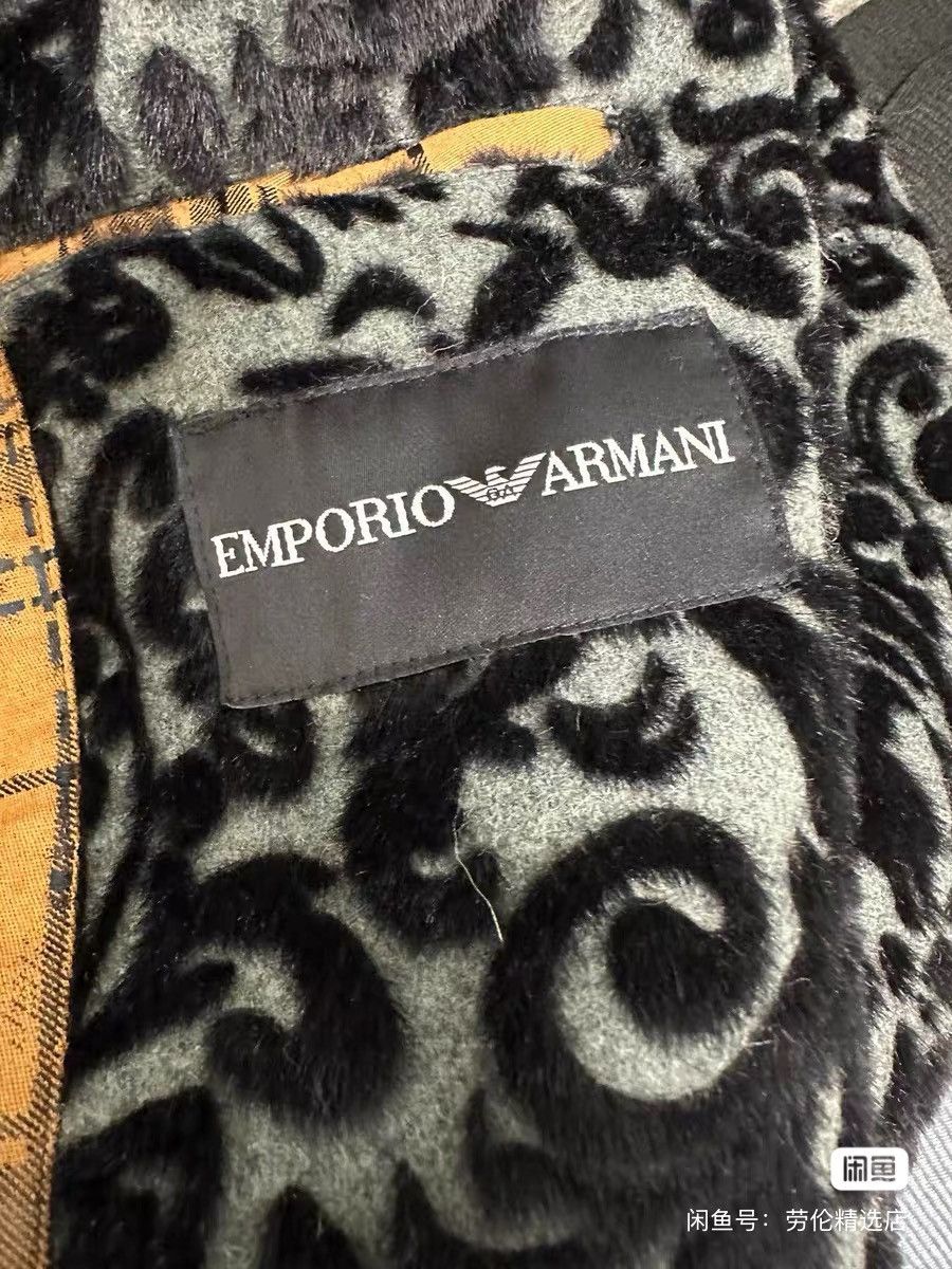 Emporio Armani Armani silk velvet blazer coat jacket balenciaga prada dior Size US L / EU 52-54 / 3 - 8 Thumbnail