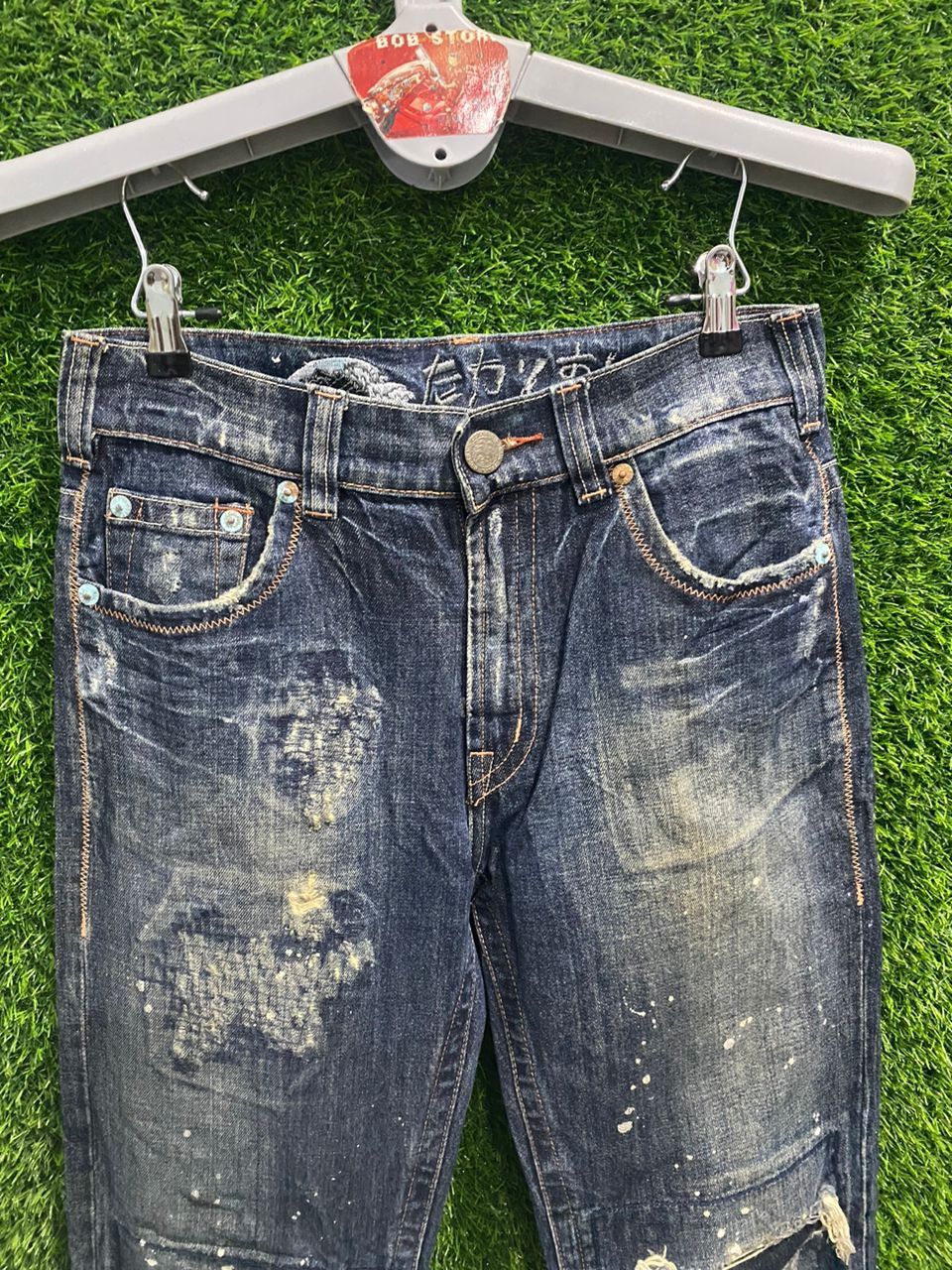 Designer × Japanese Brand Osaka Big Train Patchwork Denim Straight Cut Size US 32 / EU 48 - 4 Thumbnail