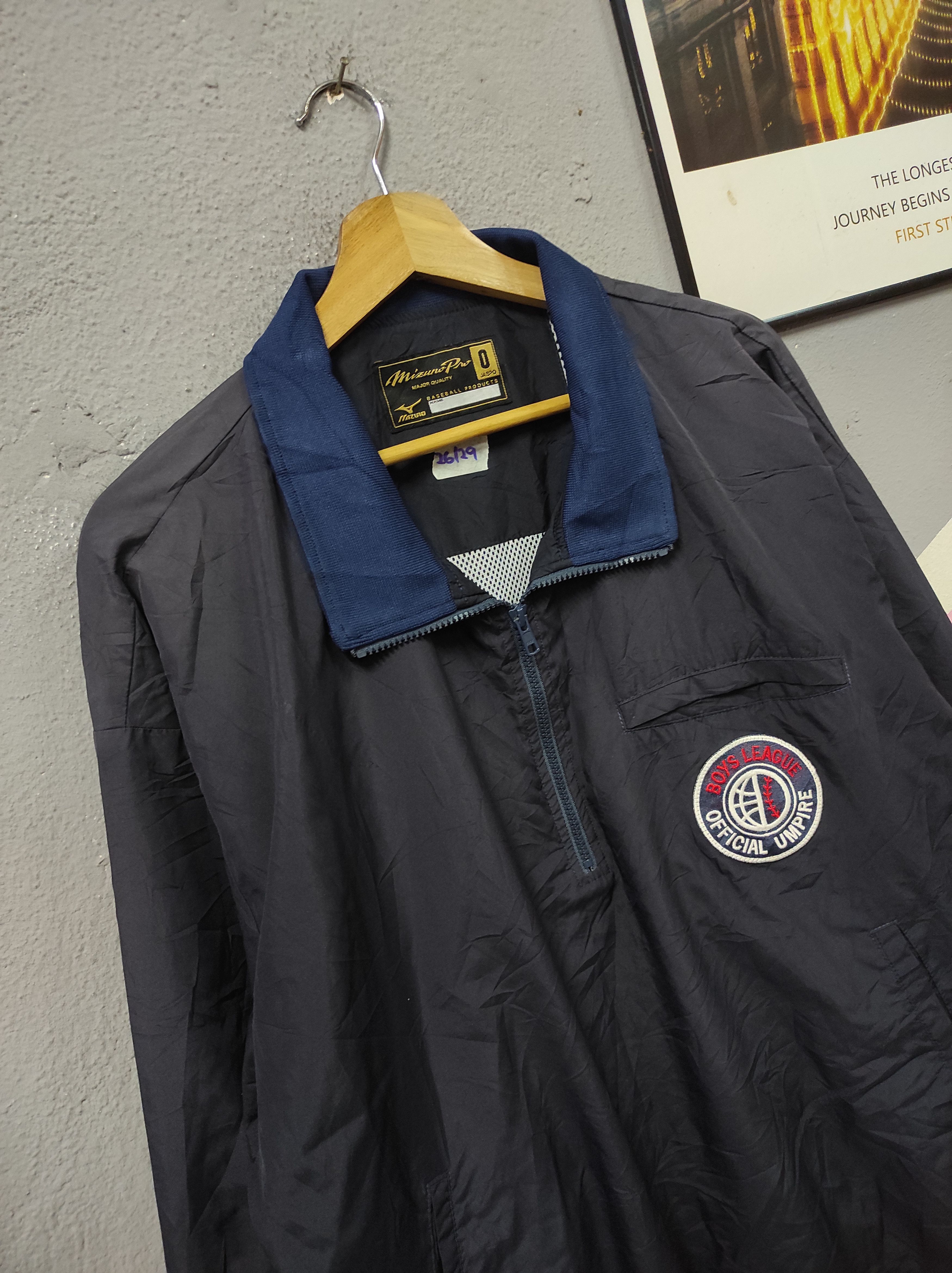 Mizuno MIZUNO PRO BASEBALL ANORAK HALFZIPPER JACKET FADED Size US L / EU 52-54 / 3 - 2 Thumbnail