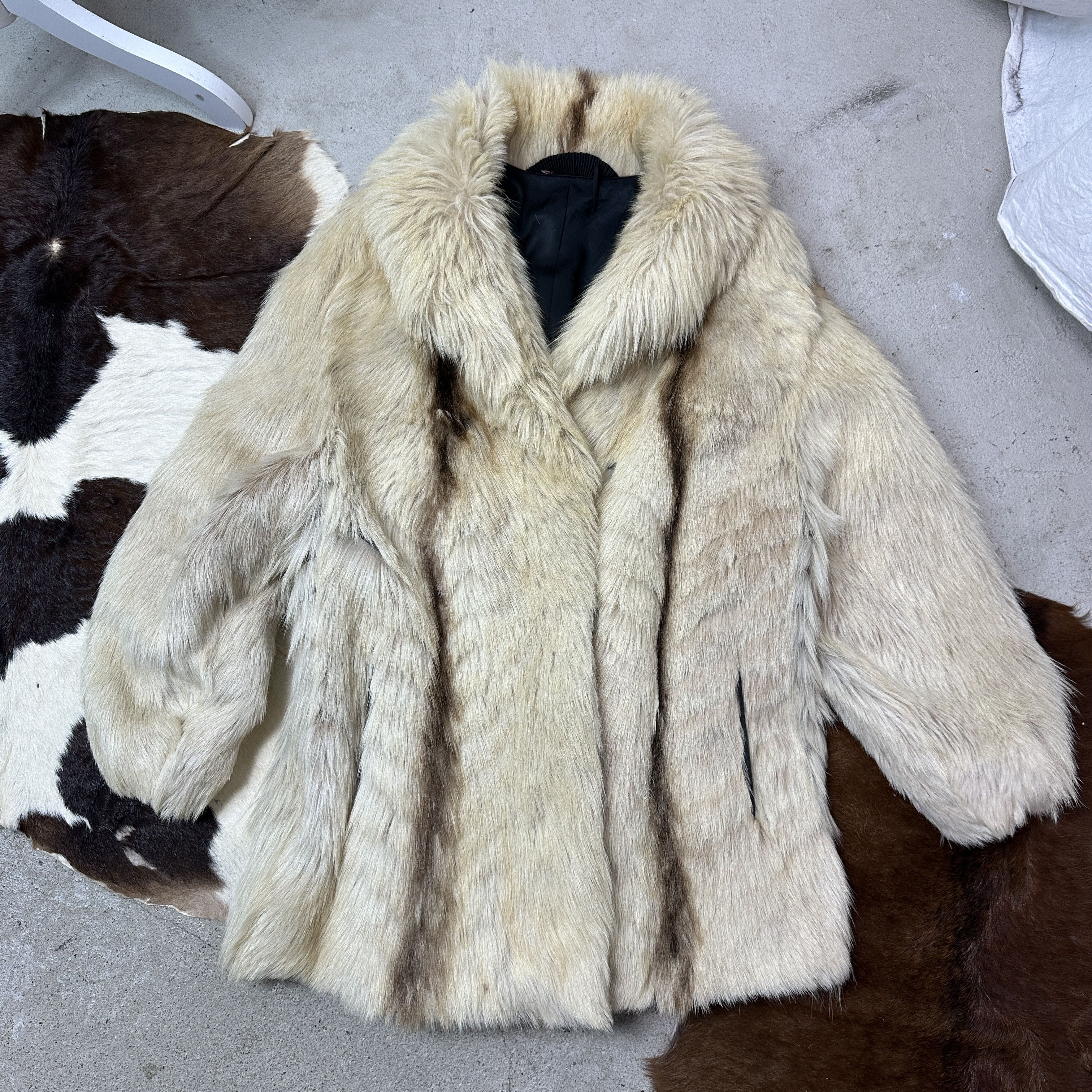 Vintage Vintage Old Money Classy Real Fur Coat 90s Size L / US 10 / IT 46 - 3 Thumbnail