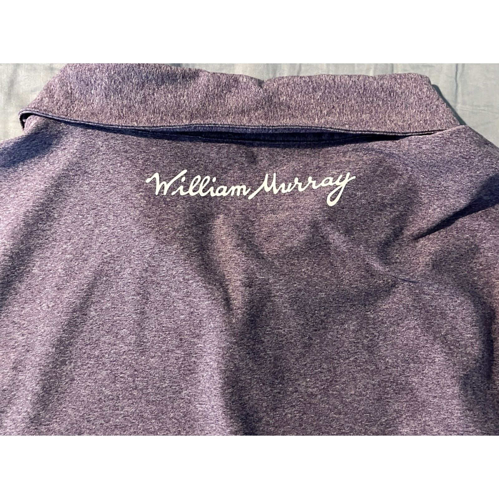 Vintage William Murray Classic Purple Sz L Short Sleeve Plaid Cuff Golf Polo Shirt Mens Size US L / EU 52-54 / 3 - 7 Thumbnail