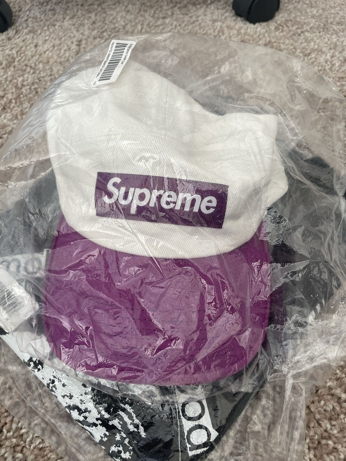 Designer × Supreme SUEDE BRIM CAMP CAP Size ONE SIZE - 1 Thumbnail