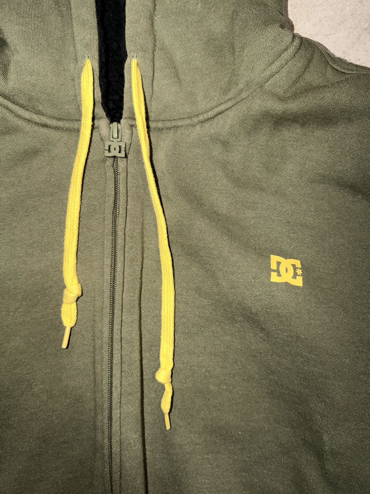 DC Y2K DC Shoes Fleece Lined Zip Up Snowboard Hoodie Size US L / EU 52-54 / 3 - 2 Thumbnail