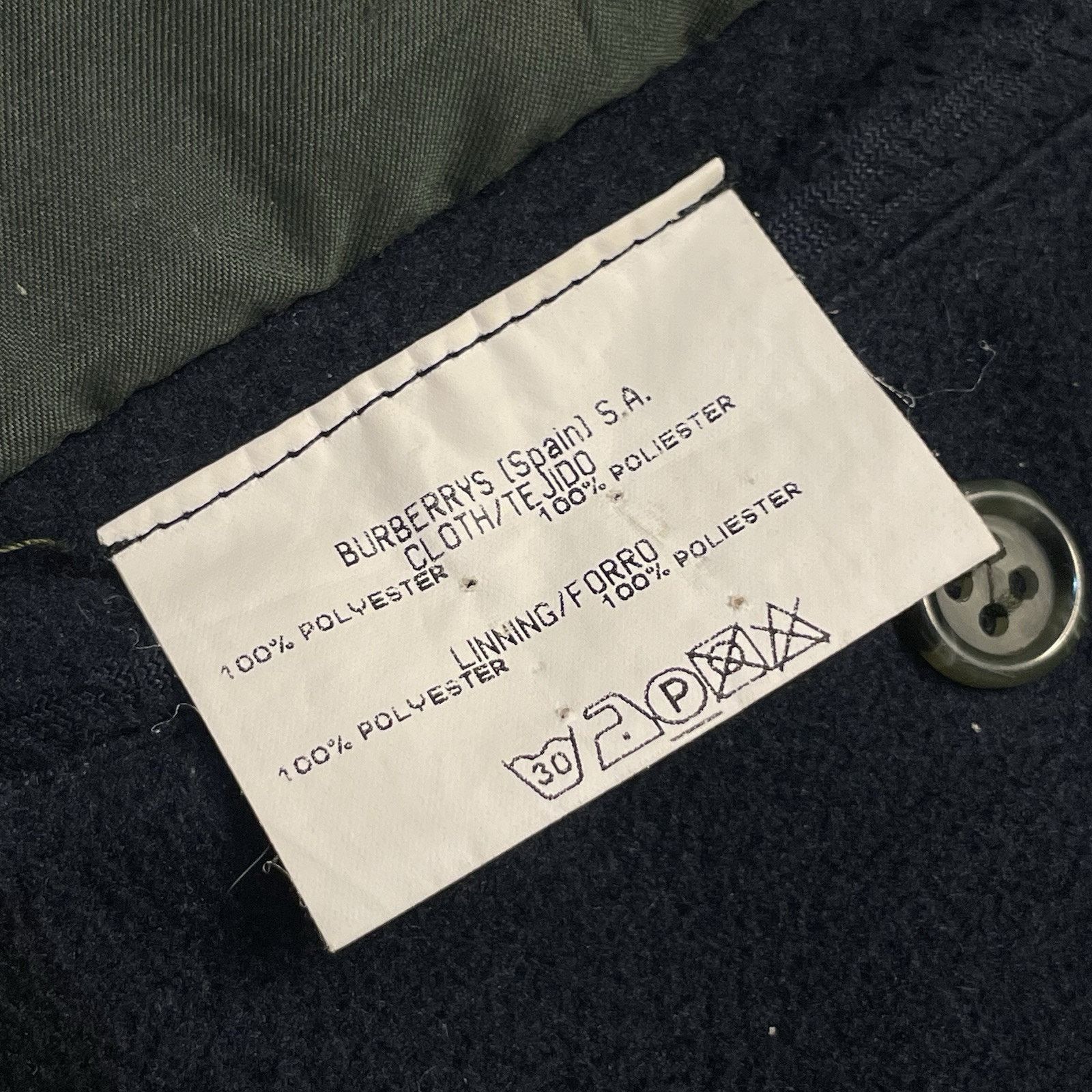 Burberry VINTAGE BURBERRY Jacket winter hooded men's GREEN OLIVE Size US XL / EU 56 / 4 - 15 Thumbnail