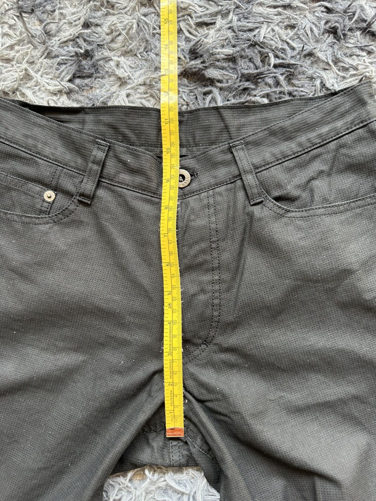 5351 POUR LES HOMMES 90’s 5351 black avantgarde microcord waxed jeans Size US 30 / EU 46 - 18 Thumbnail