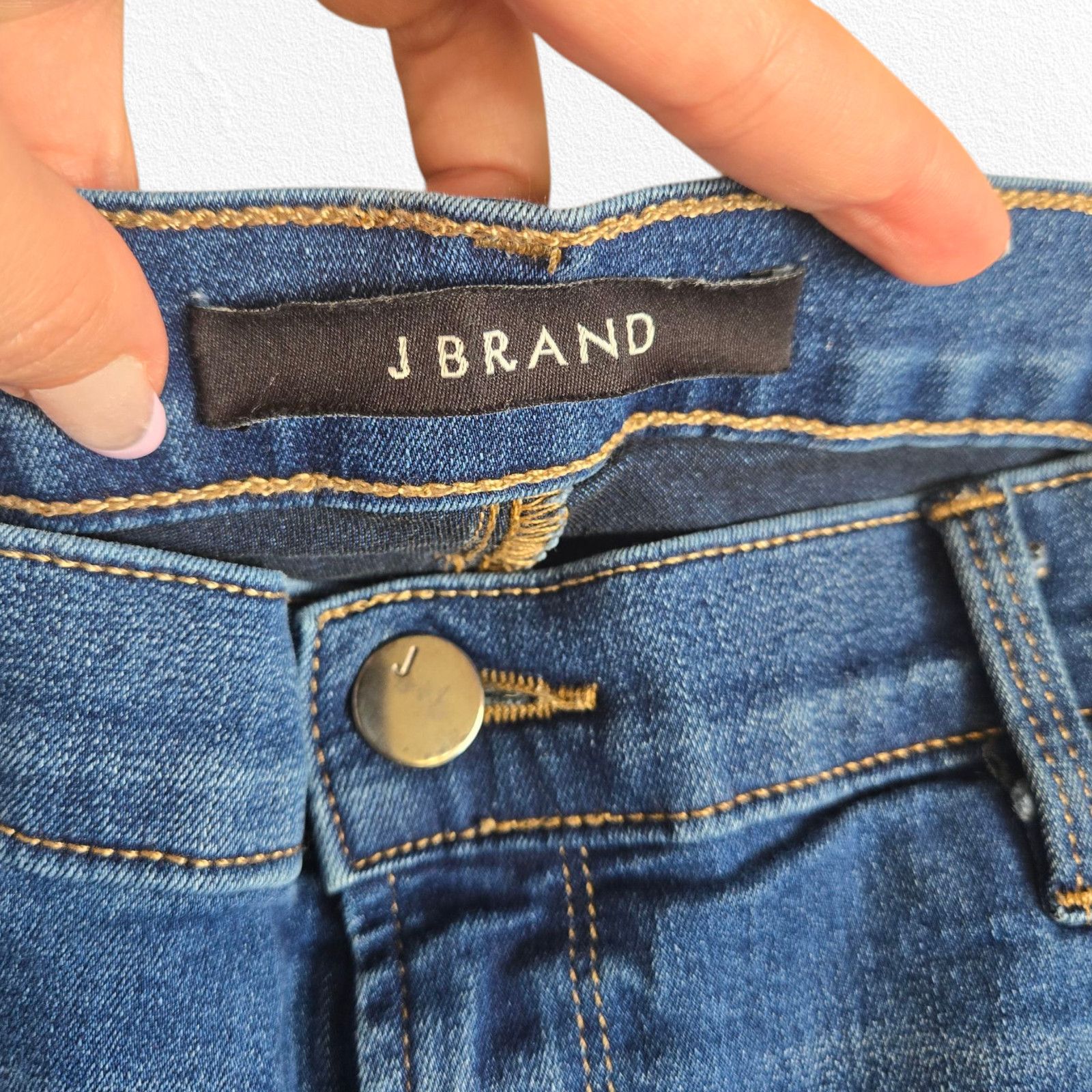 J Brand J Brand High Waisted Skinny Jeans Size 32 Size 32" / US 10 / IT 46 - 7 Thumbnail