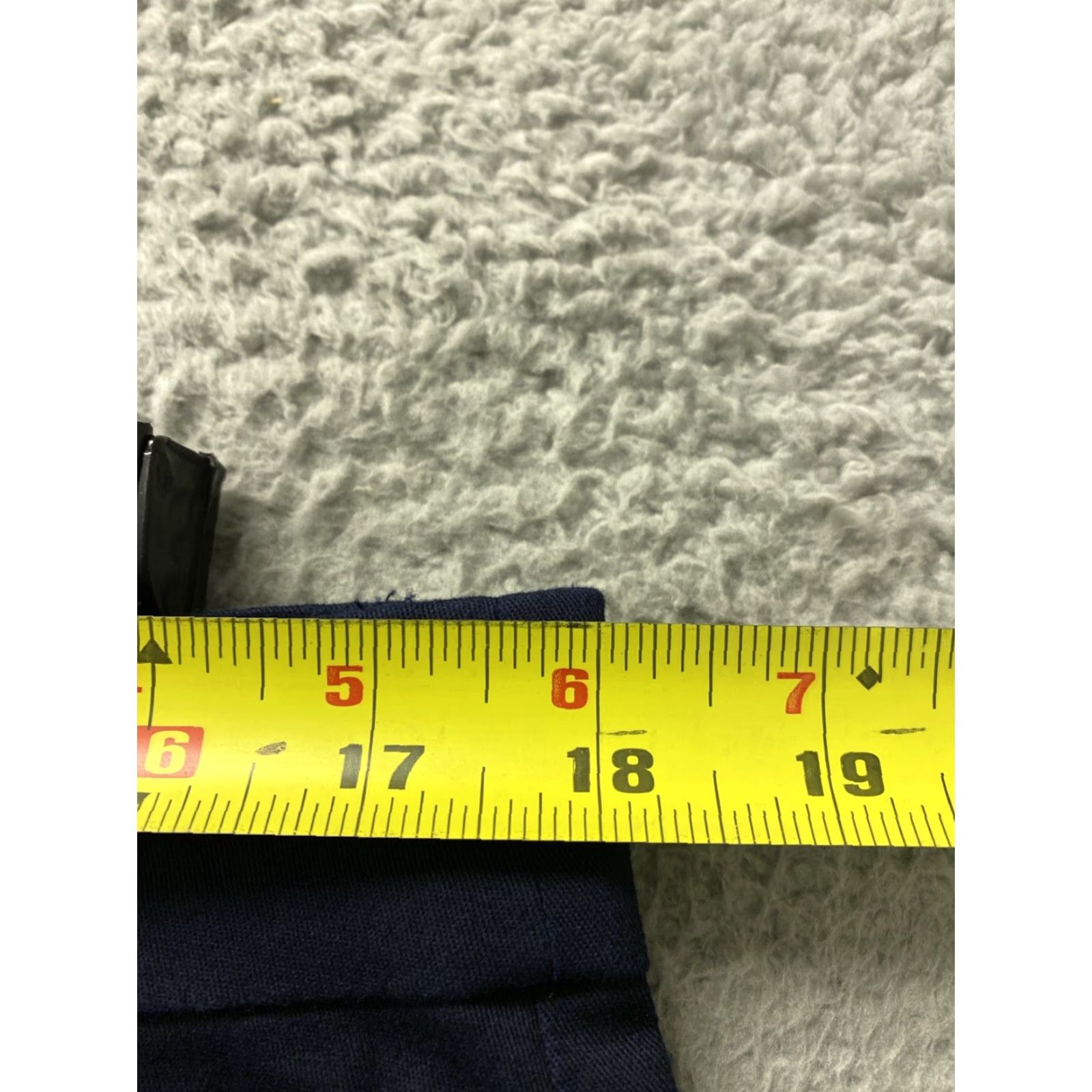 Croft & Barrow Croft Barrow Capri Pants Womens 14 Navy High Rise Button Fly Flat Front Pockets Skinny NEW Size 36" / US 14 / IT 50 - 4 Thumbnail