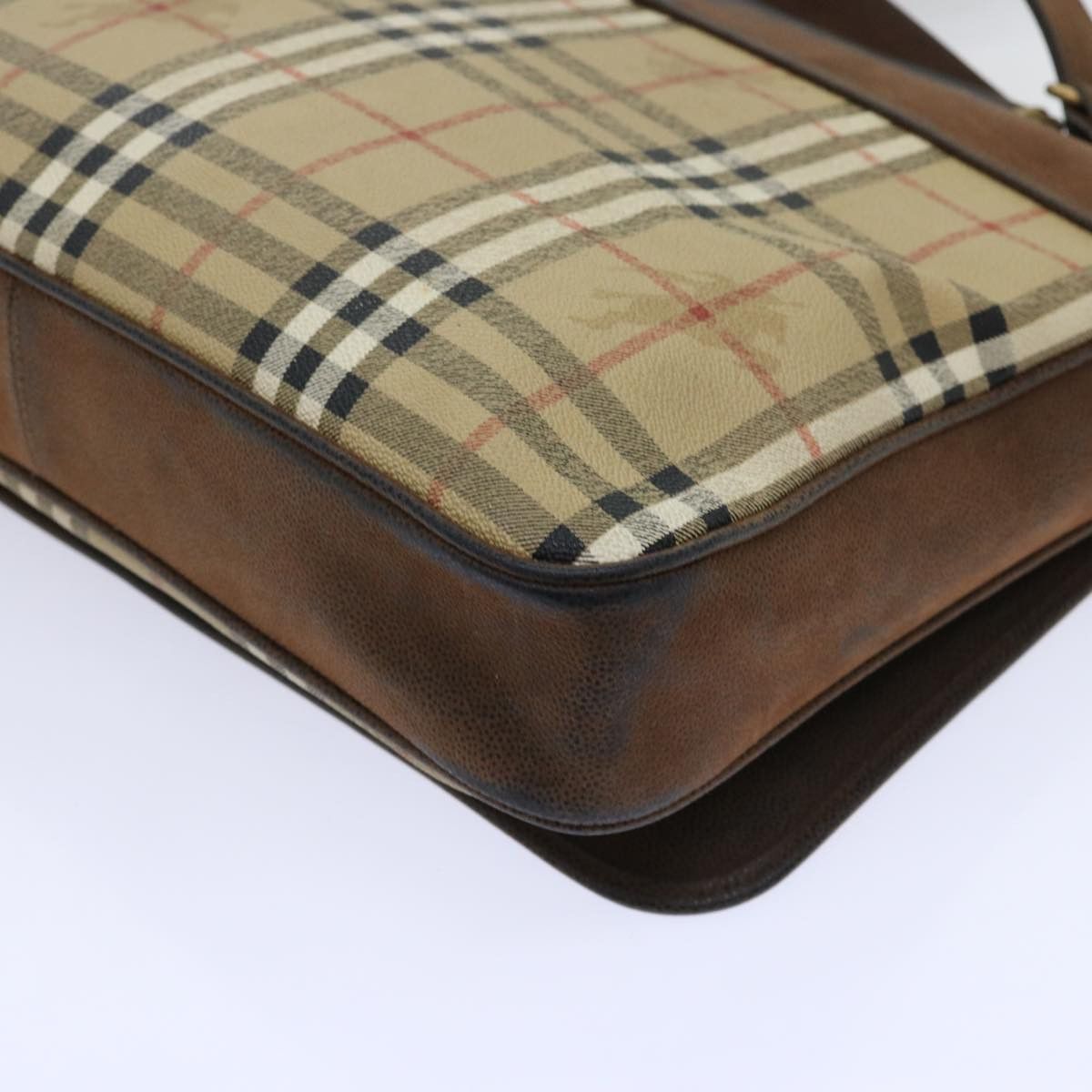 Burberry Burberry Nova Check Business Bag Pvc Leather Beige Size ONE SIZE - 15 Thumbnail