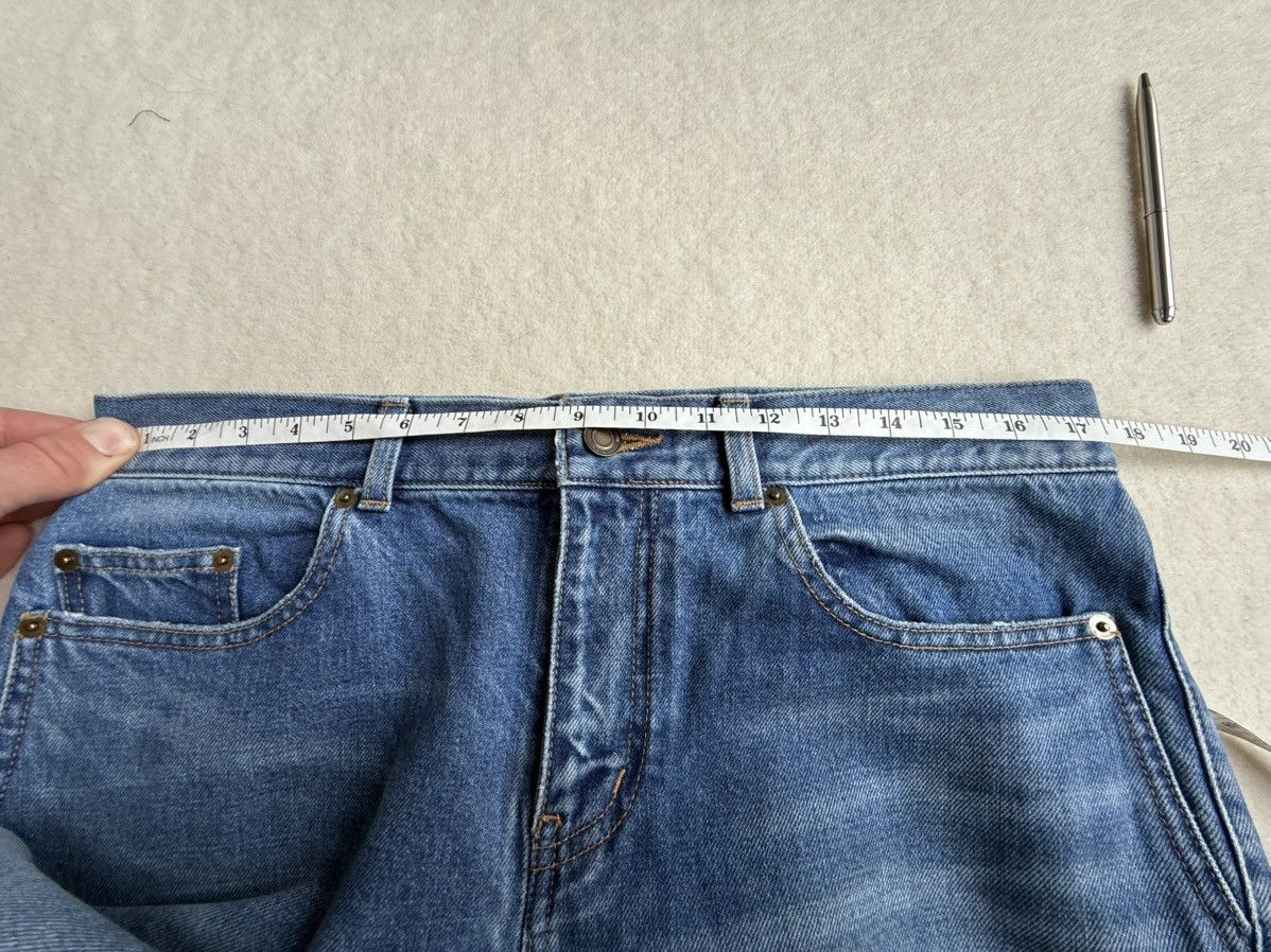 Saint Laurent Paris SS18 Saint Laurent logo script denim jeans 31 grail D02 Size US 31 - 7 Thumbnail