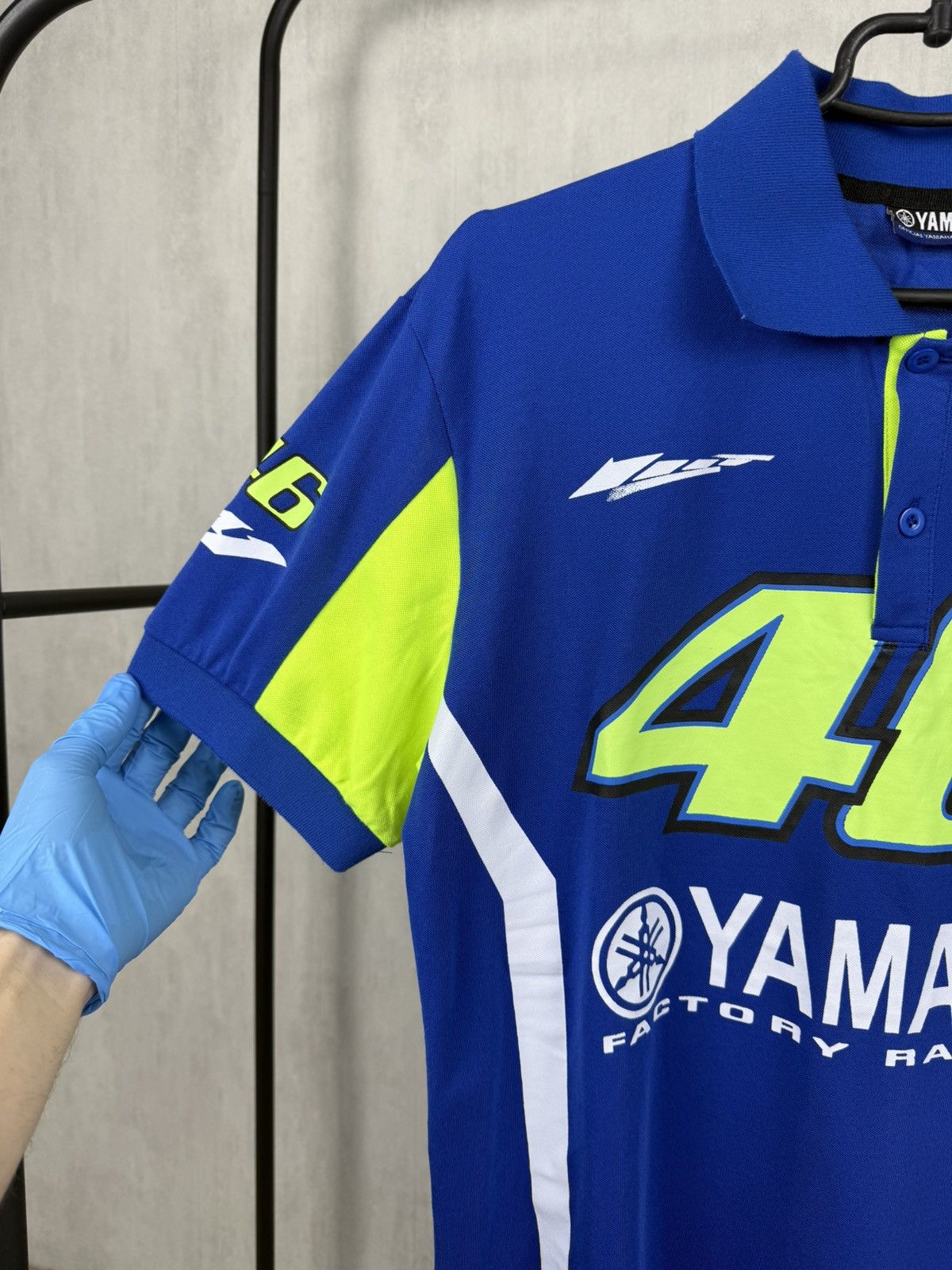 Yamaha Vintage Yamaha Racing Valentino Rossi 46 Polo Shirt Size L Size US L / EU 52-54 / 3 - 4 Thumbnail