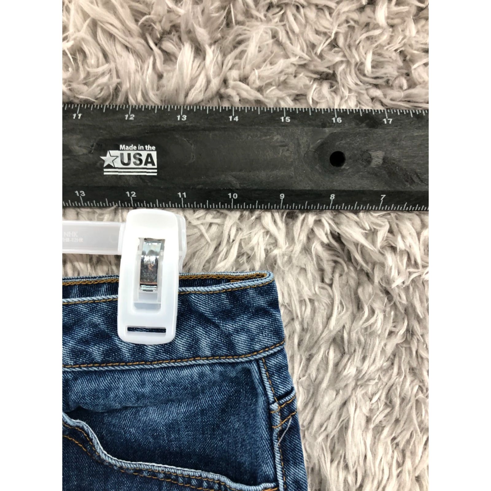 Vintage Miss Selfridge Skirt Womens 8 Denim Midi Blue Cotton Button Pockets 90s Vintage No Dress? Size 30" / US 8 / IT 44 - 2 Thumbnail