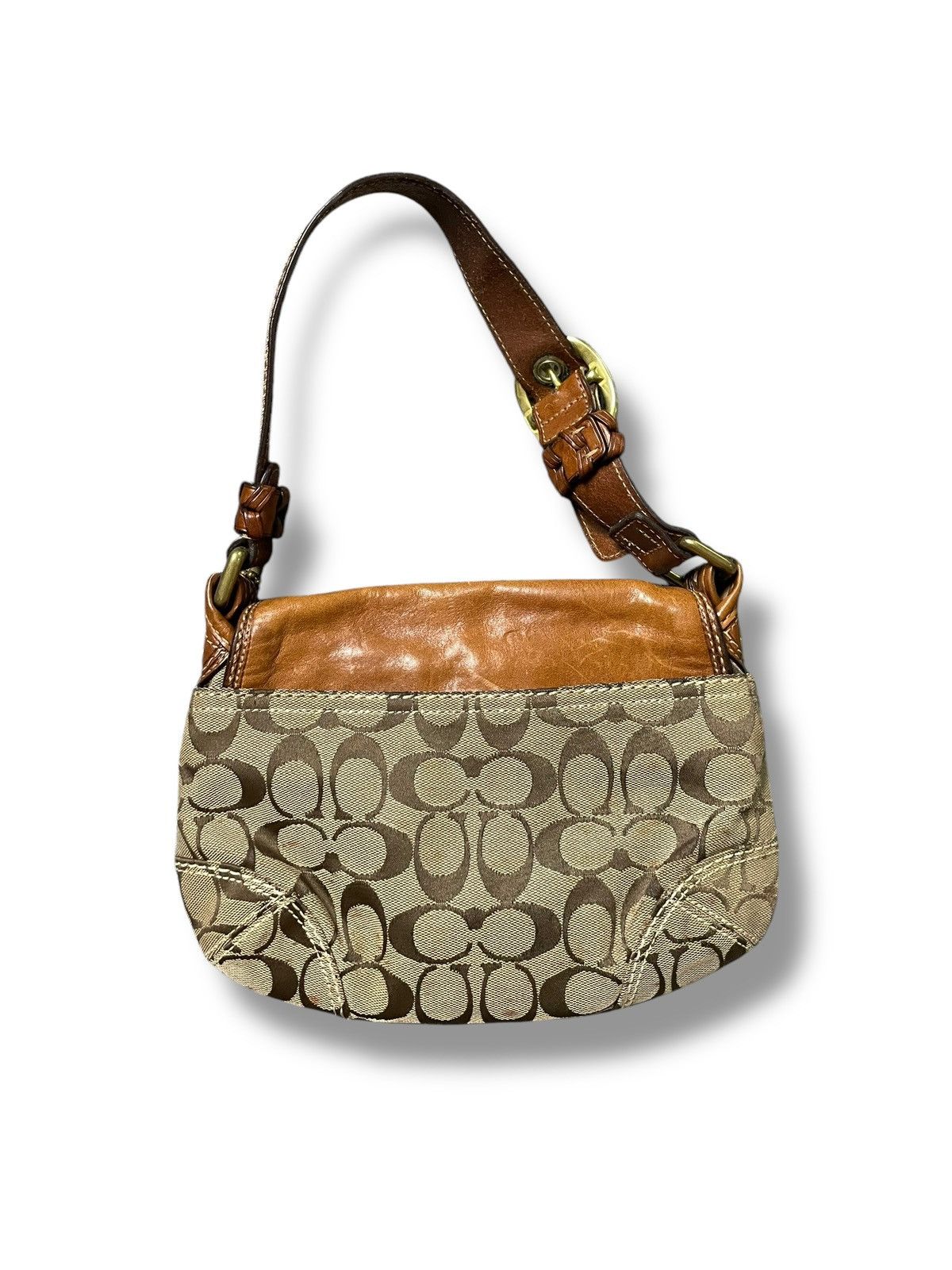 Coach Vintage Coach Signature Bleeker Shoulder Bag (46) Size ONE SIZE - 5 Thumbnail
