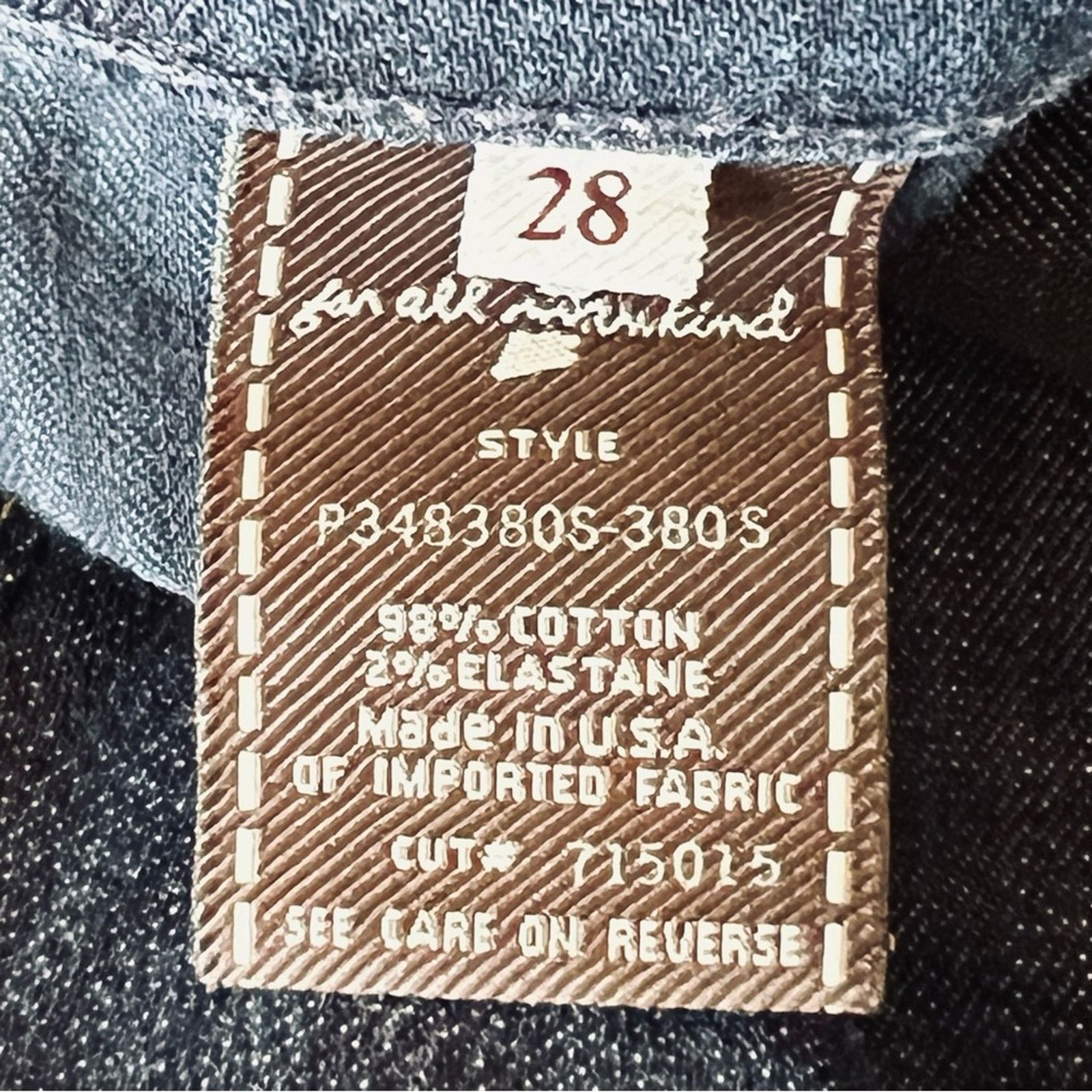 7 For All Mankind 7 For All Mankind Dojo Women’s Sz 28 Crop Jeans Dark Wash Size 28" / US 6 / IT 42 - 15 Thumbnail