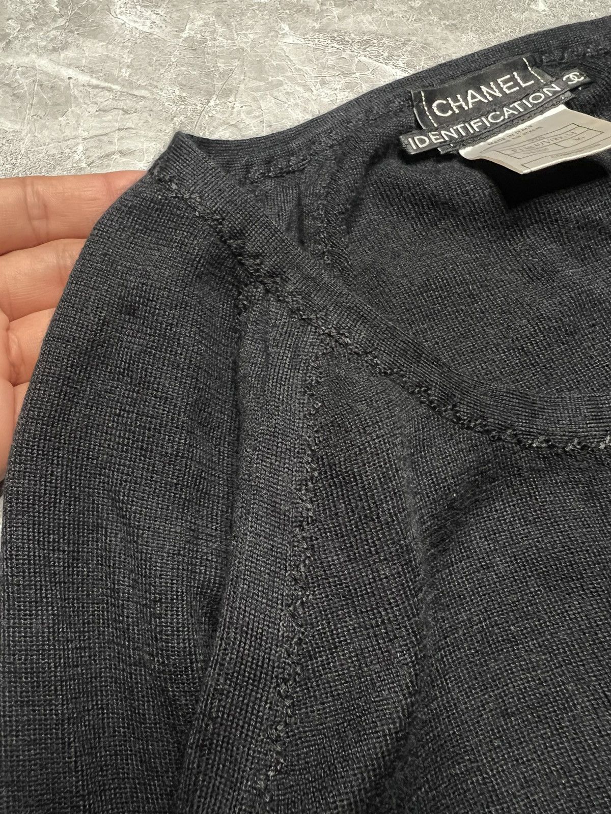 Chanel Chanel Identification F/W 99 Cashmere Silk Cardigan Size XS / US 0-2 / IT 36-38 - 4 Thumbnail