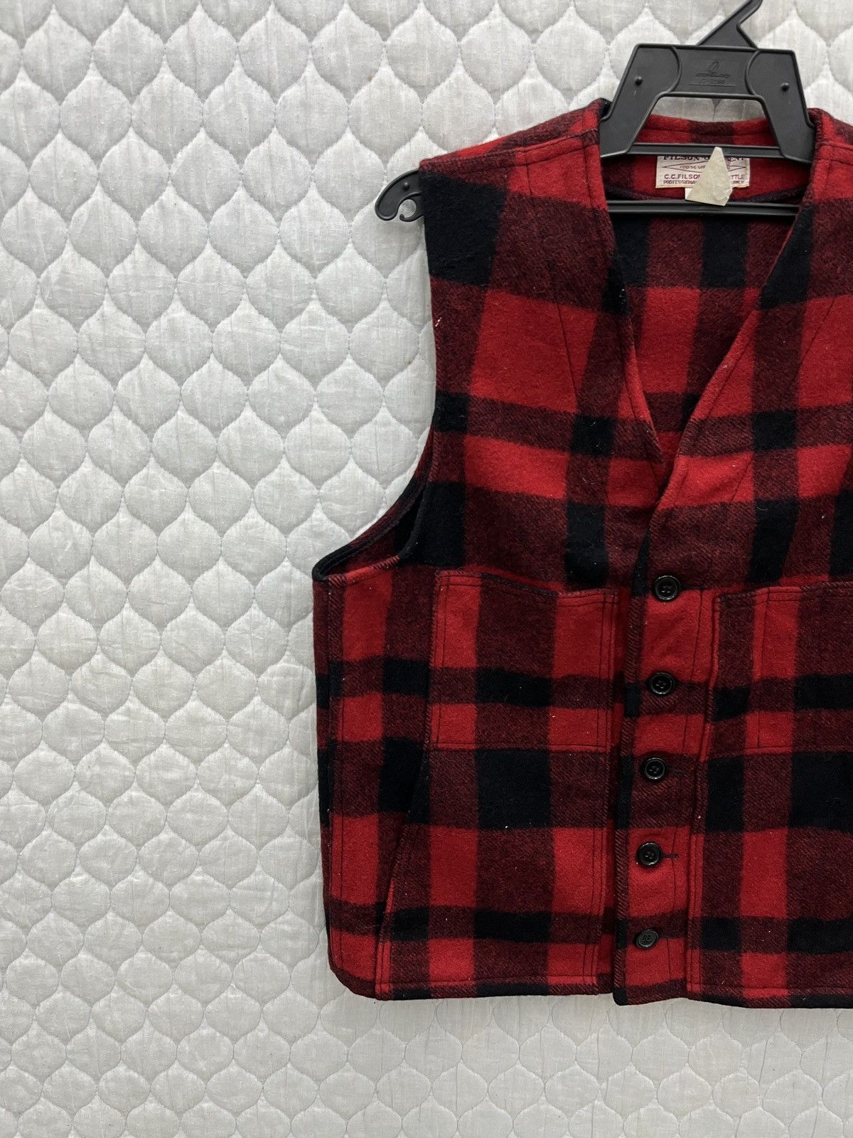 🔥🔥🔥STEALS VINTAGE FILSON MACKINAW WOOL VEST STYLE 20