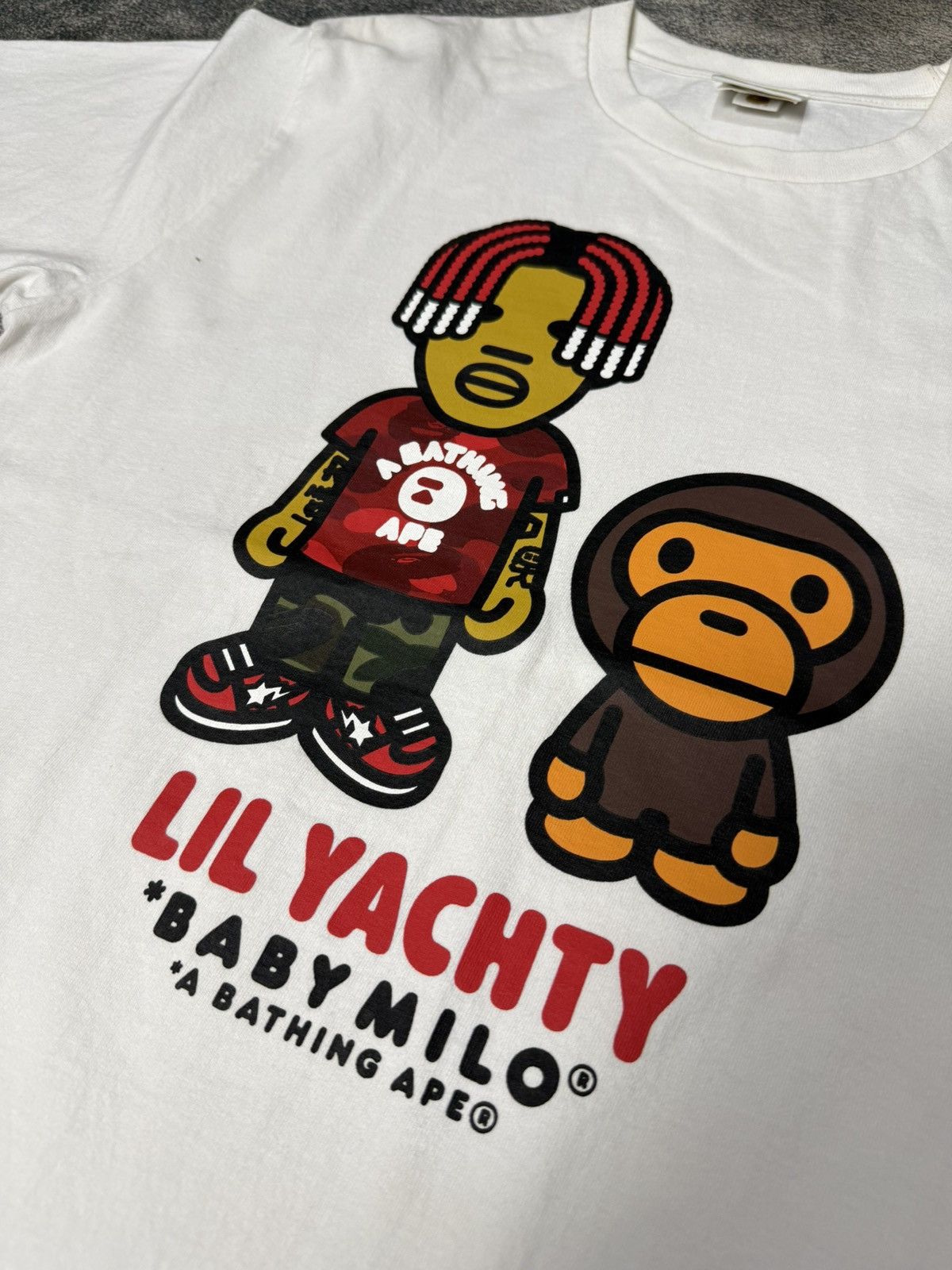 Bape BAPE Baby Milo x Lil Yachty Tee Size US M / EU 48-50 / 2 - 2 Thumbnail
