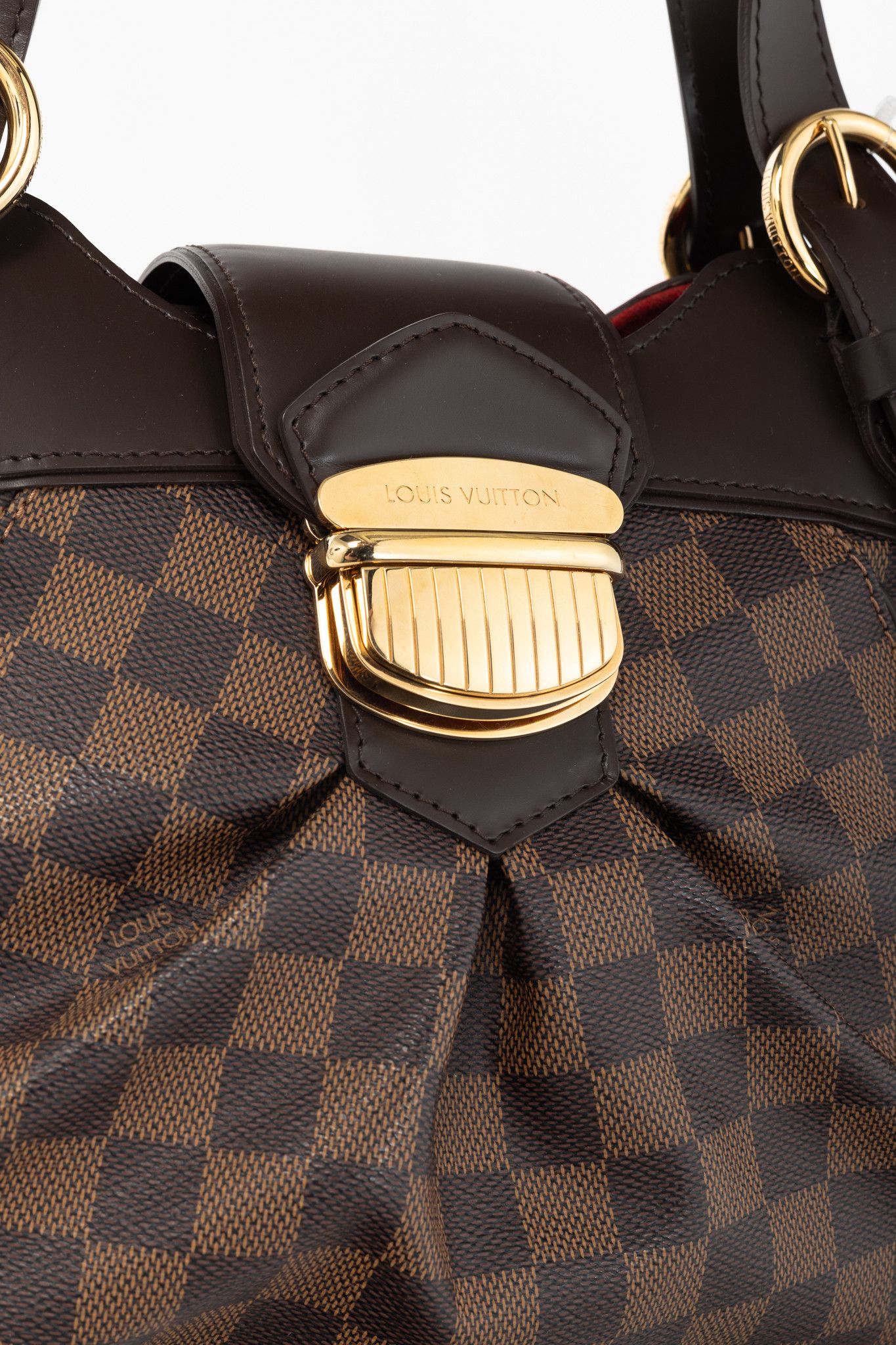 Louis Vuitton Louis Vuitton Sistina PM Damier Ebene Canvas Handbag Size ONE SIZE - 10 Thumbnail