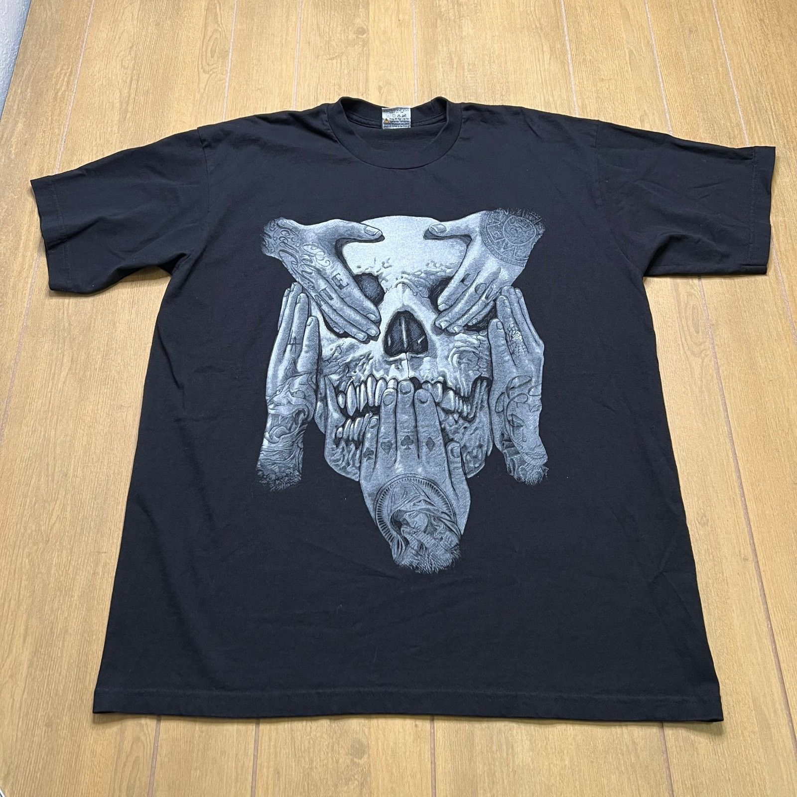 Vintage Y2K West Coast Street Gear Skull Graphic T-Shirt Mens 2XL Size US XXL / EU 58 / 5 - 1 Thumbnail