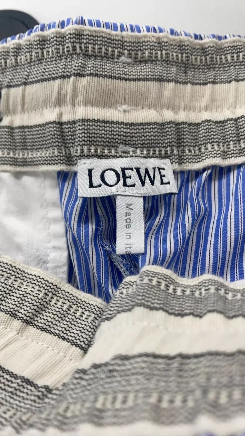 Loewe Loewe size S Blue and White Striped Casual Pants Size 26" / US 2 / IT 38 - 3 Thumbnail