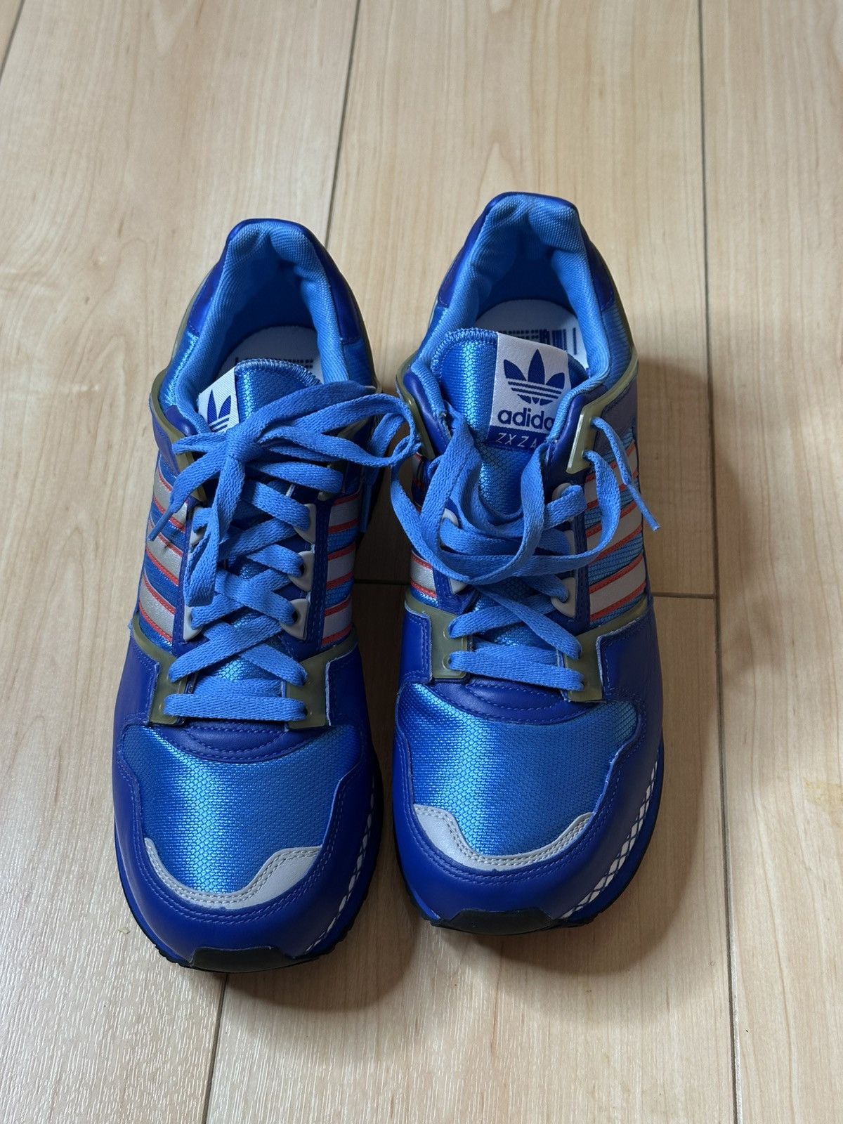 n‪‪❤︎‬s Adidas ZX 450 Blue/Red Sneakers Size 11 Vintage 2003