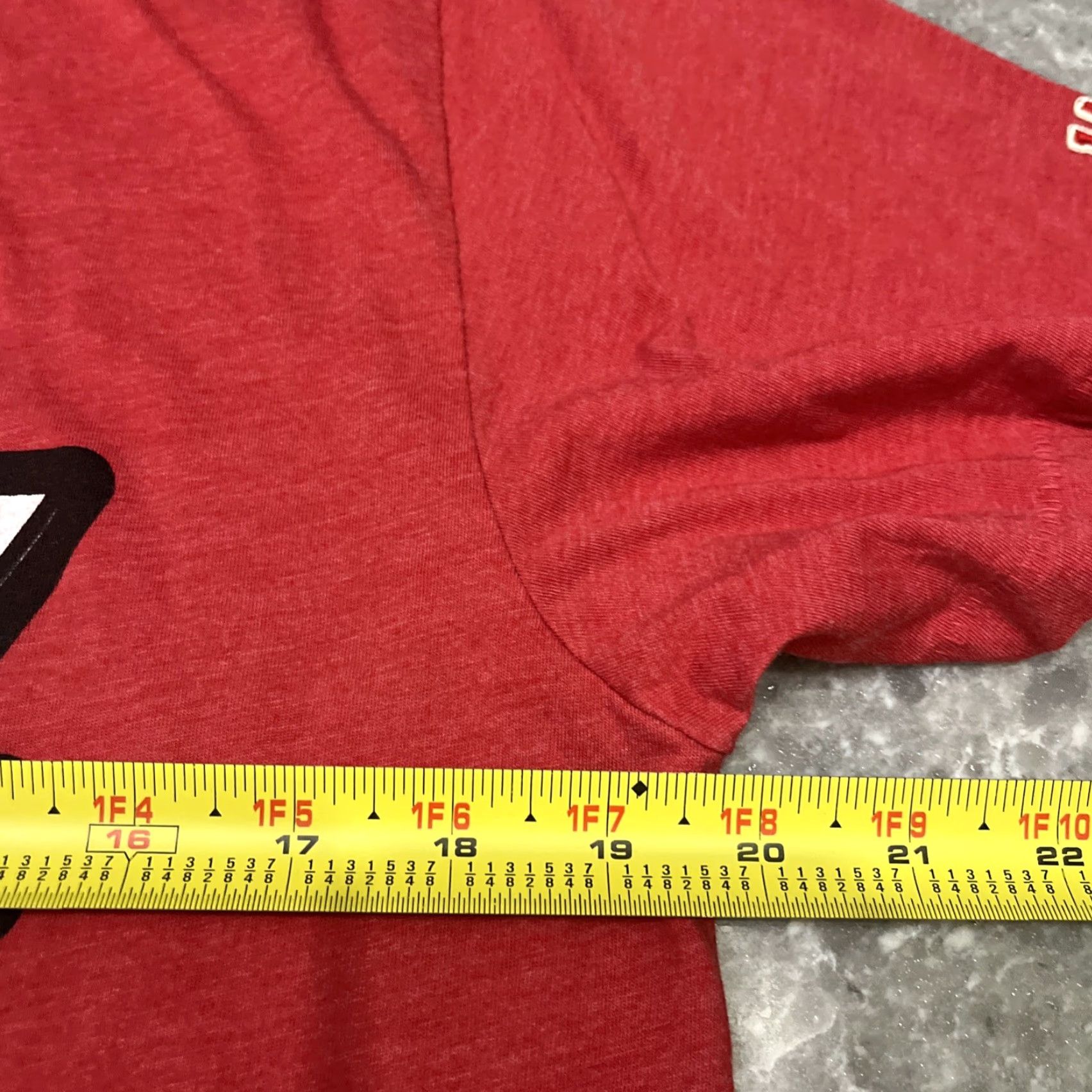 Vintage Homage T-Shirt Men Crew Neck Short Sleeve Red Size L Baseball Graphic Print USA Sports Jersey Cotton Polyester All Seasons Size US L / EU 52-54 / 3 - 5 Thumbnail