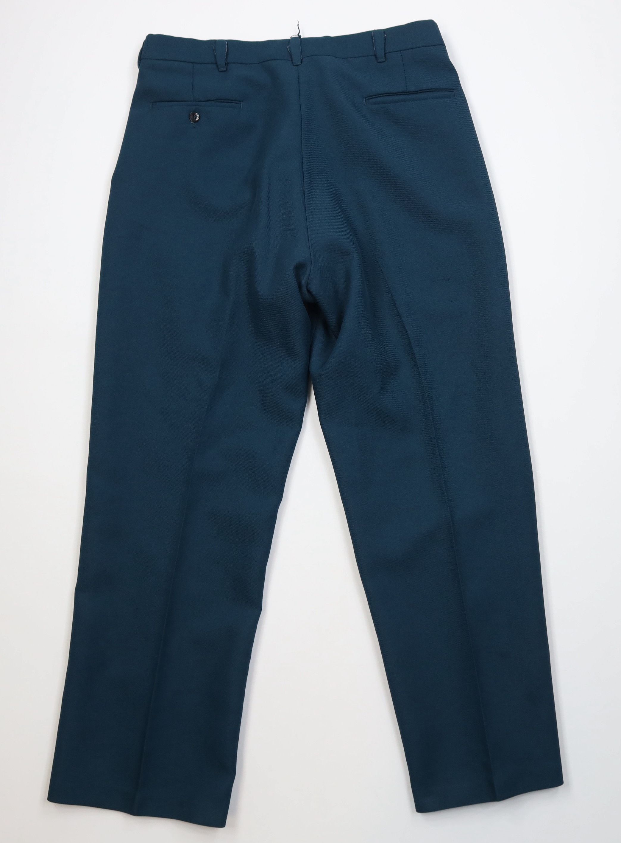 Vintage Vintage 90s Streetwear Knit Flared Wide Leg Chino Pants Teal Size US 34 / EU 50 - 10 Thumbnail