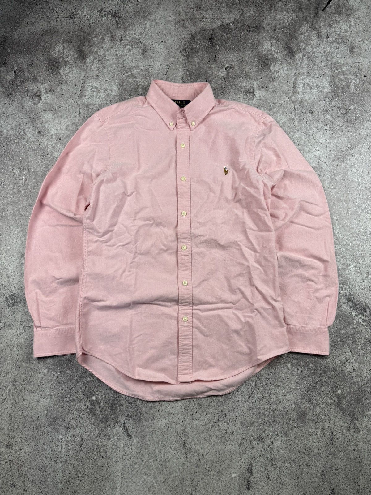 Polo Ralph Lauren Polo Ralph Lauren Pink Shirt Vintage Elegant Basic Size US L / EU 52-54 / 3 - 1 Thumbnail