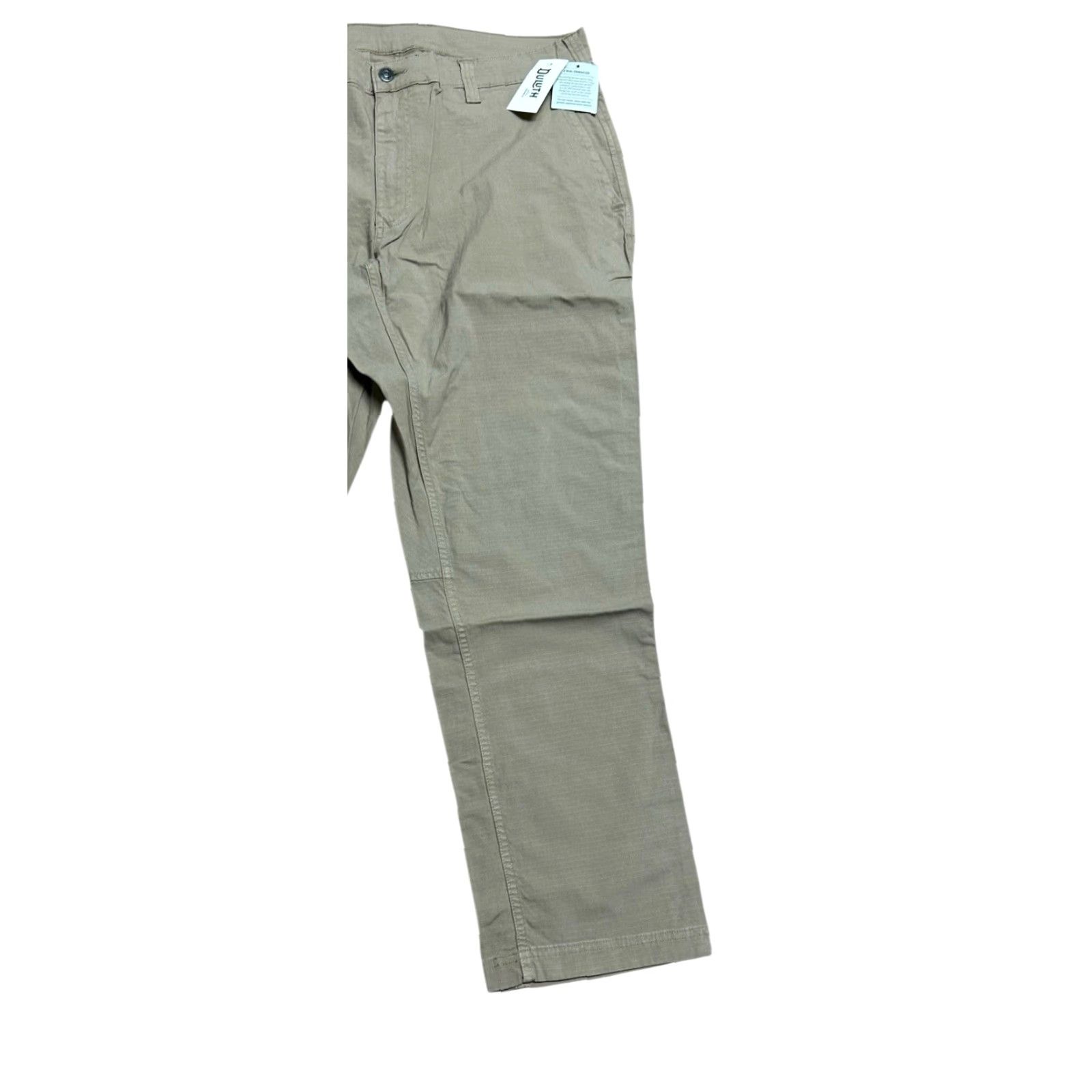 CO Duluth Trading Co Men Beige Blue Ridge Standard Fit Pants 38x30 Regular Straight Front Pockets Zipper Button Logo NWT California 65 NA Brand Duluth Size US 38 / EU 54 - 3 Thumbnail