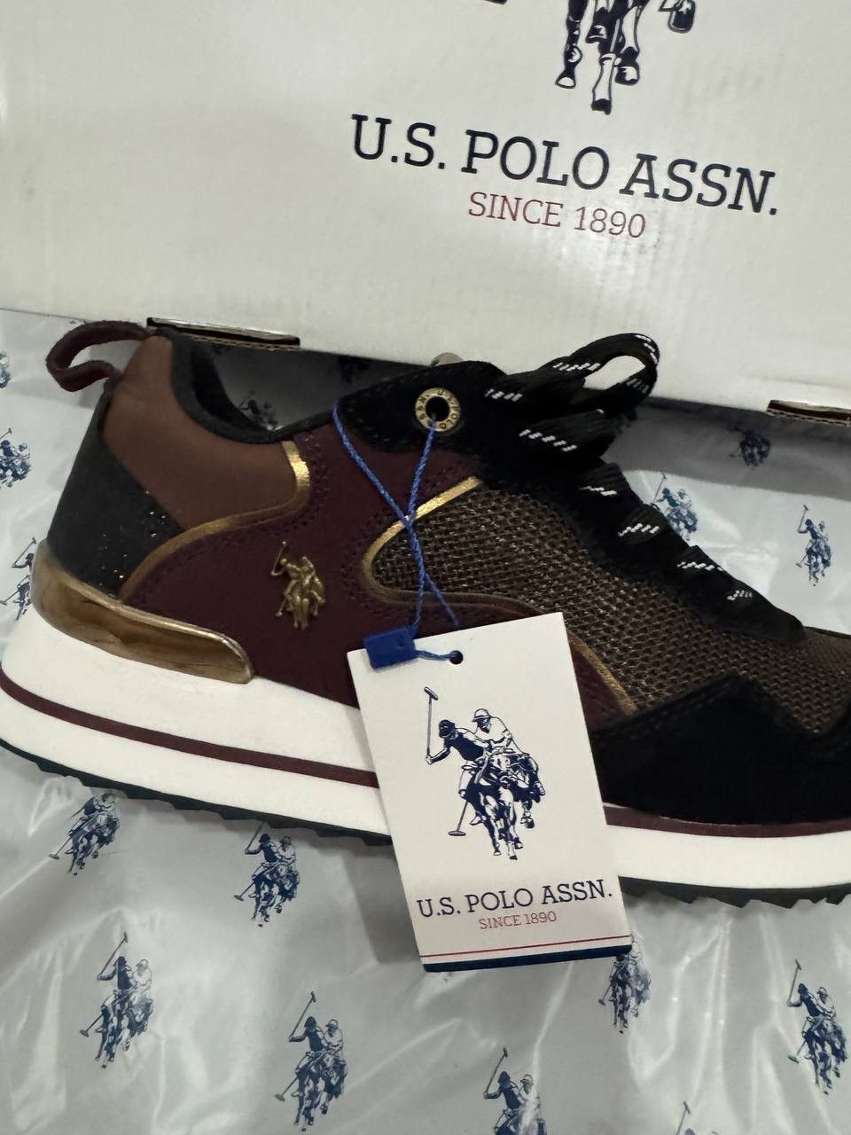 U.S. Polo Assn. Polo sneakers new with tags in box size 37 US 6.5 Size US 6.5 / IT 36.5 - 5 Thumbnail