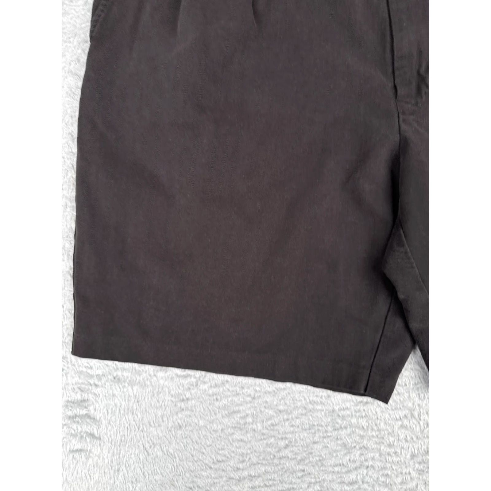 Tommy Bahama Tommy Bahama Shorts Men 40 Dark Black 100% Silk Blend Pleated Chino Dress Casual Size US 40 / EU 56 - 3 Thumbnail