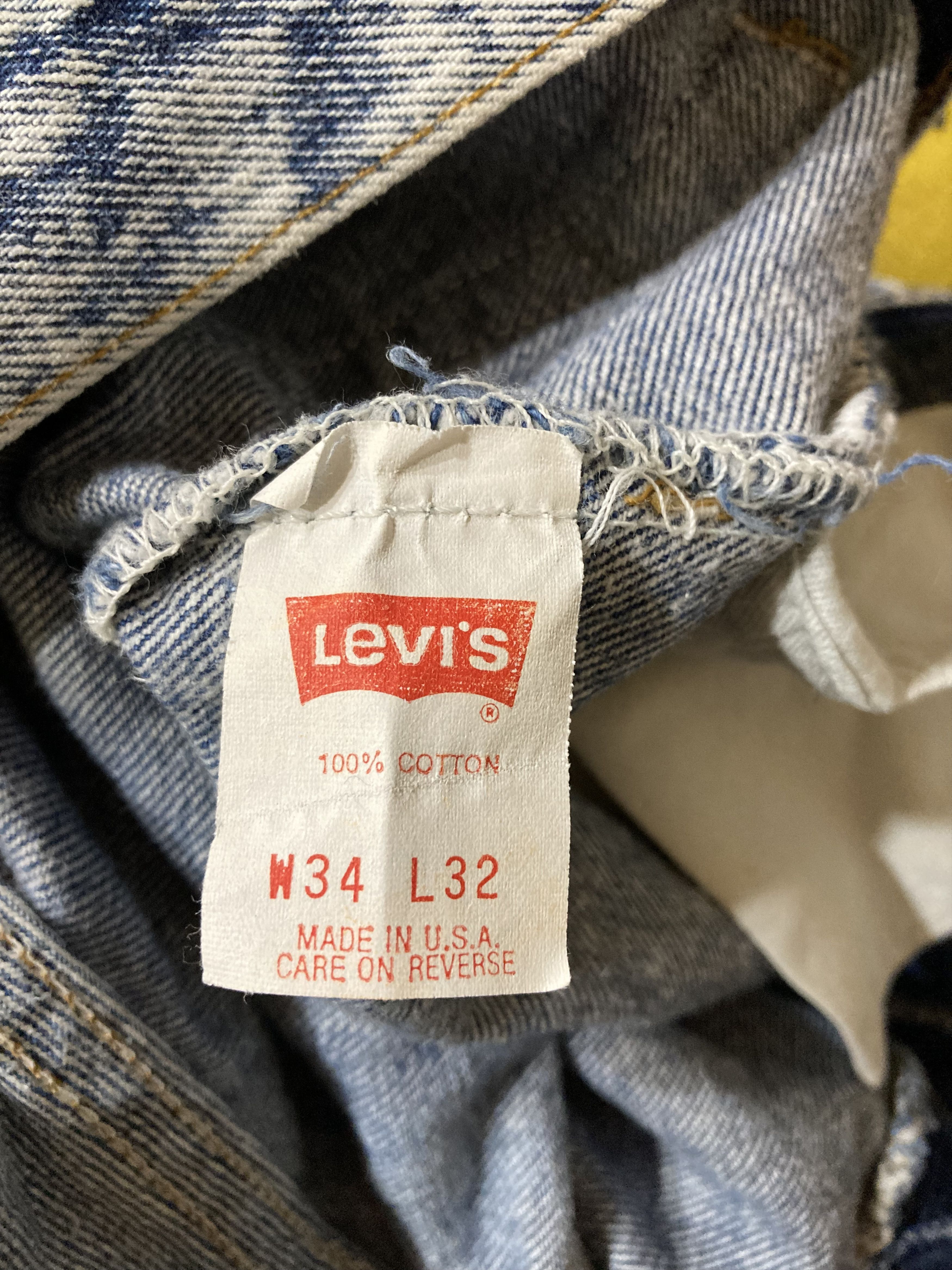 Levi's Vintage Levis 501 Acid Wash Jeans Size US 32 / EU 48 - 6 Thumbnail