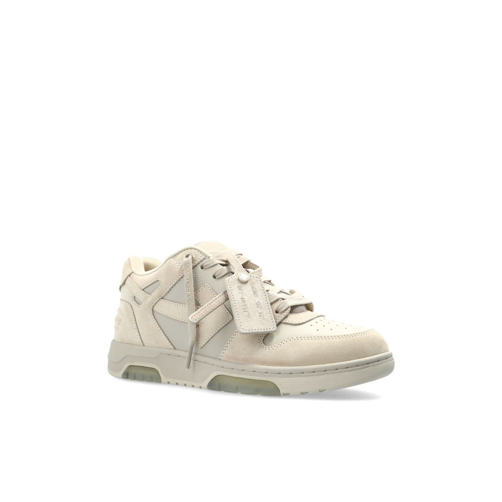 Off-White OFF-WHITE Beige Suede Sneakers New & Authentic (Men's size:U Size US 14 / EU 47 - 2 Thumbnail