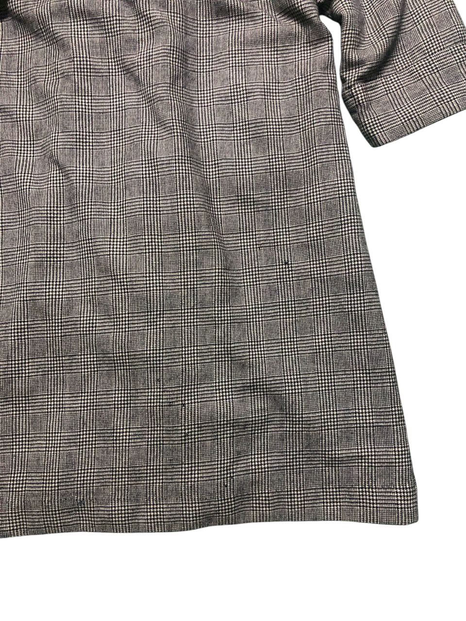 Kenzo × Vintage VINTAGE KENZO PARIS ROBE CHECKED BELTED BUTTONLESS LONG COAT Size US M / EU 48-50 / 2 - 12 Thumbnail
