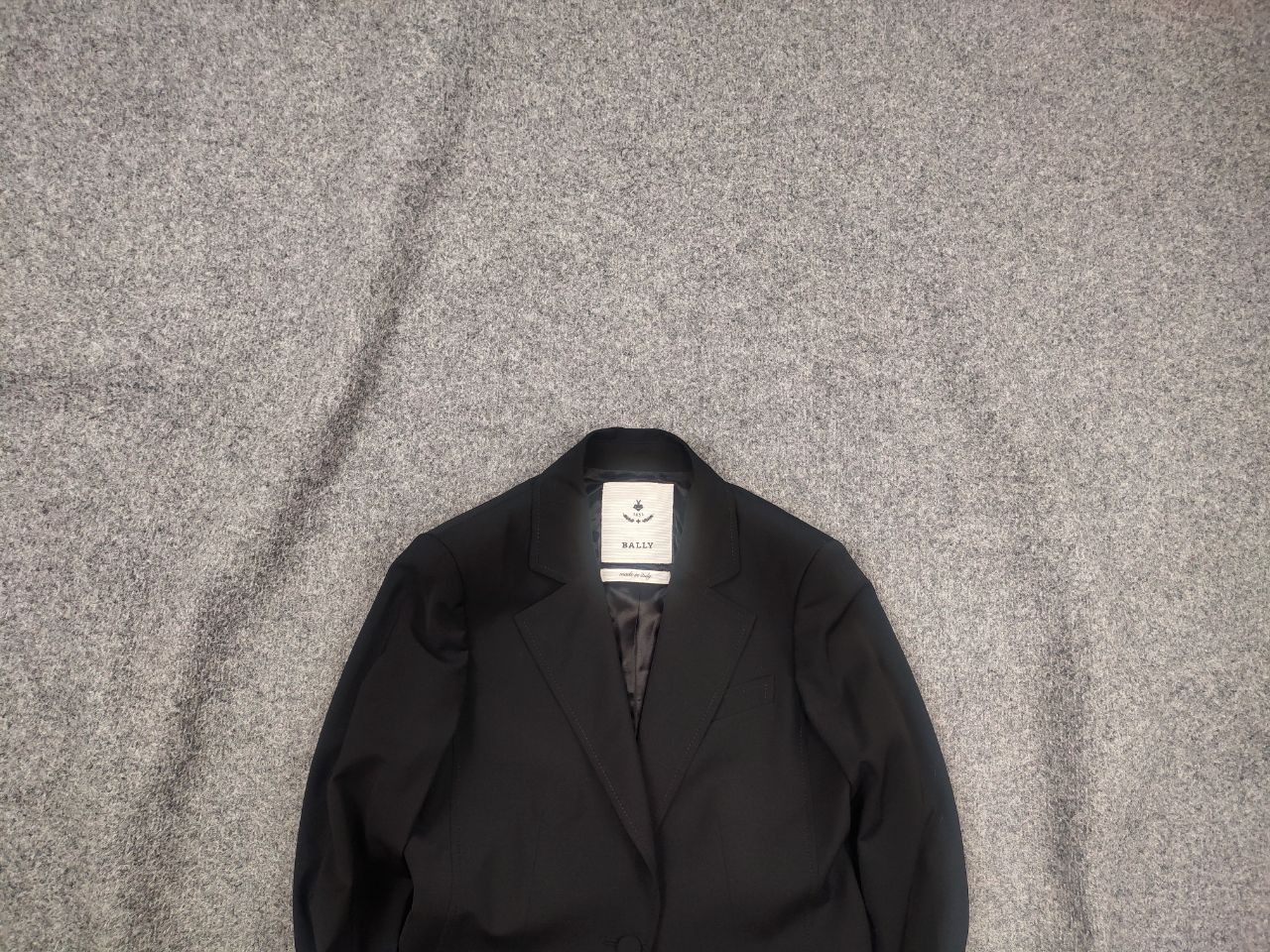 Bally Bally Italy Design Luxury Blazer Jacket Wool Blend Black Size L / US 10 / IT 46 - 1 Thumbnail