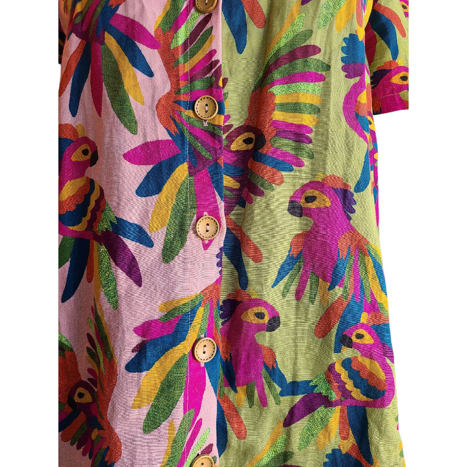 Farm Rio Farm Rio Anthropologie Printed Surf Shirt Size Medium Size M / US 6-8 / IT 42-44 - 7 Thumbnail