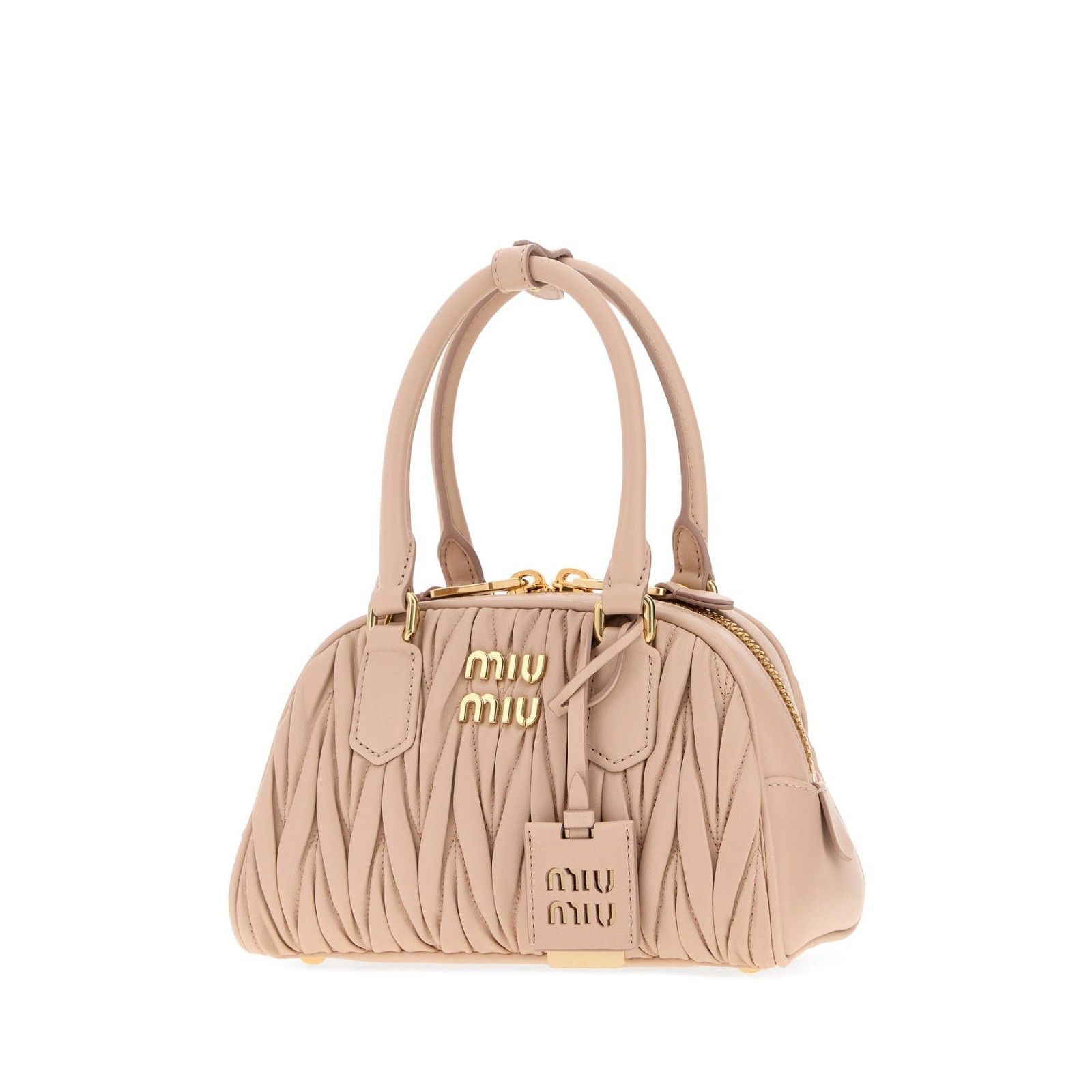 Miu Miu MIU MIU Arcadie $3150 Powder Pink Nappa Leather Top Handle B Size ONE SIZE - 2 Thumbnail