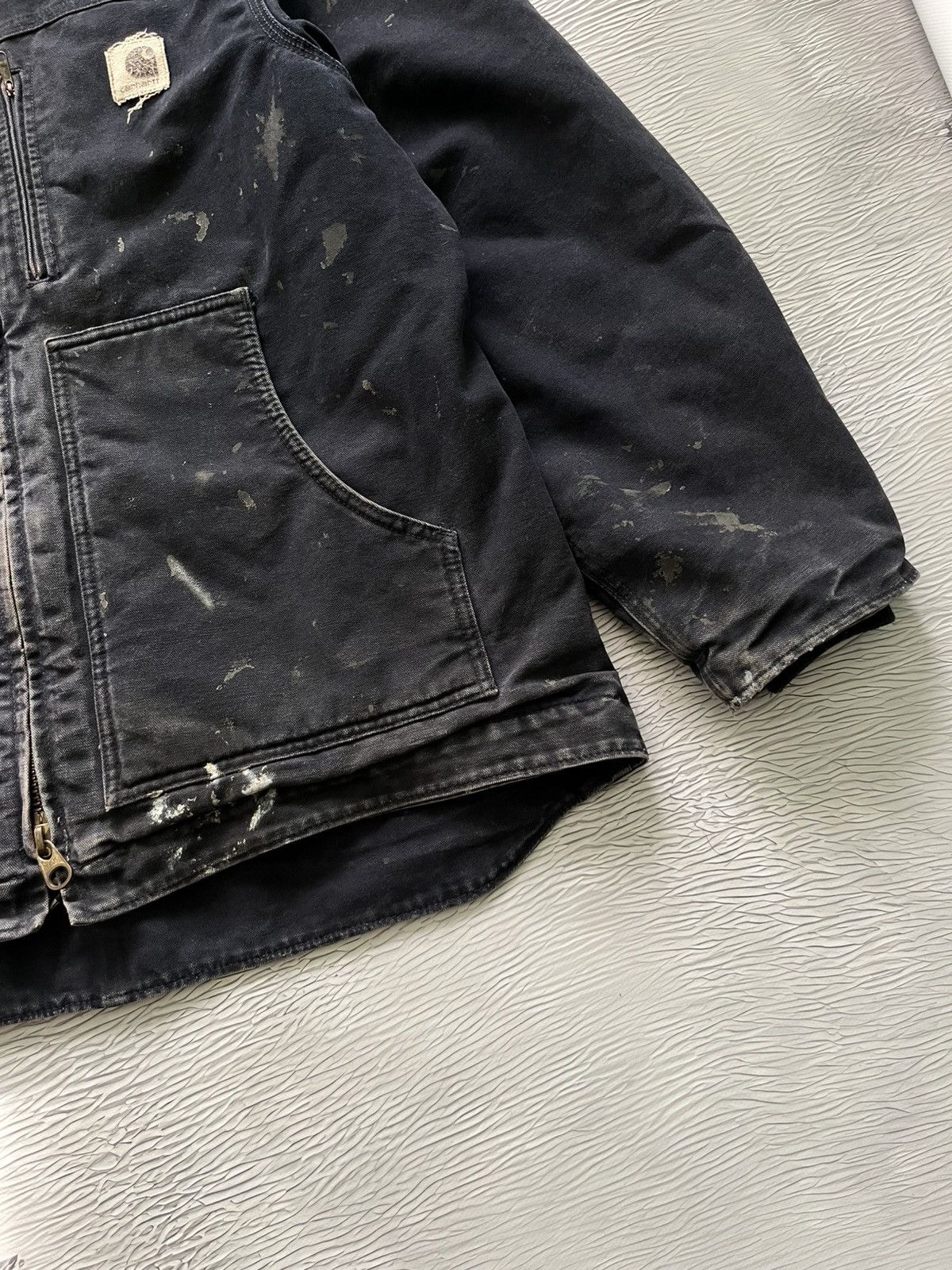 Carhartt 🇺🇸 90s Carhartt WIP Detroit Sherpa Jacket Vintage Streetwear Size US L / EU 52-54 / 3 - 6 Thumbnail