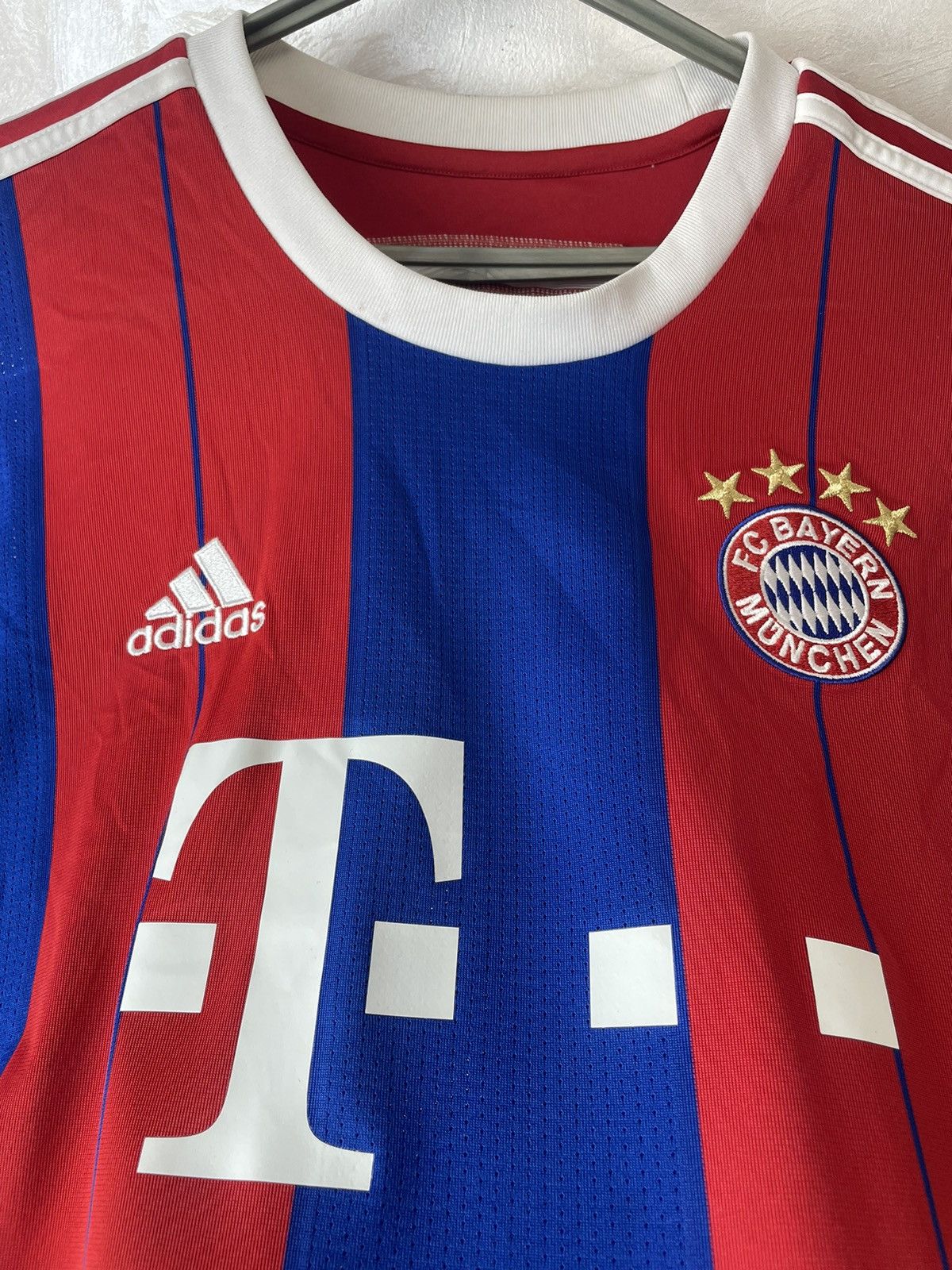 Adidas BAYERN MUNICH 2014 2015 HOME FOOTBALL SHIRT ADIDAS JERSEY Size US XXL / EU 58 / 5 - 3 Thumbnail