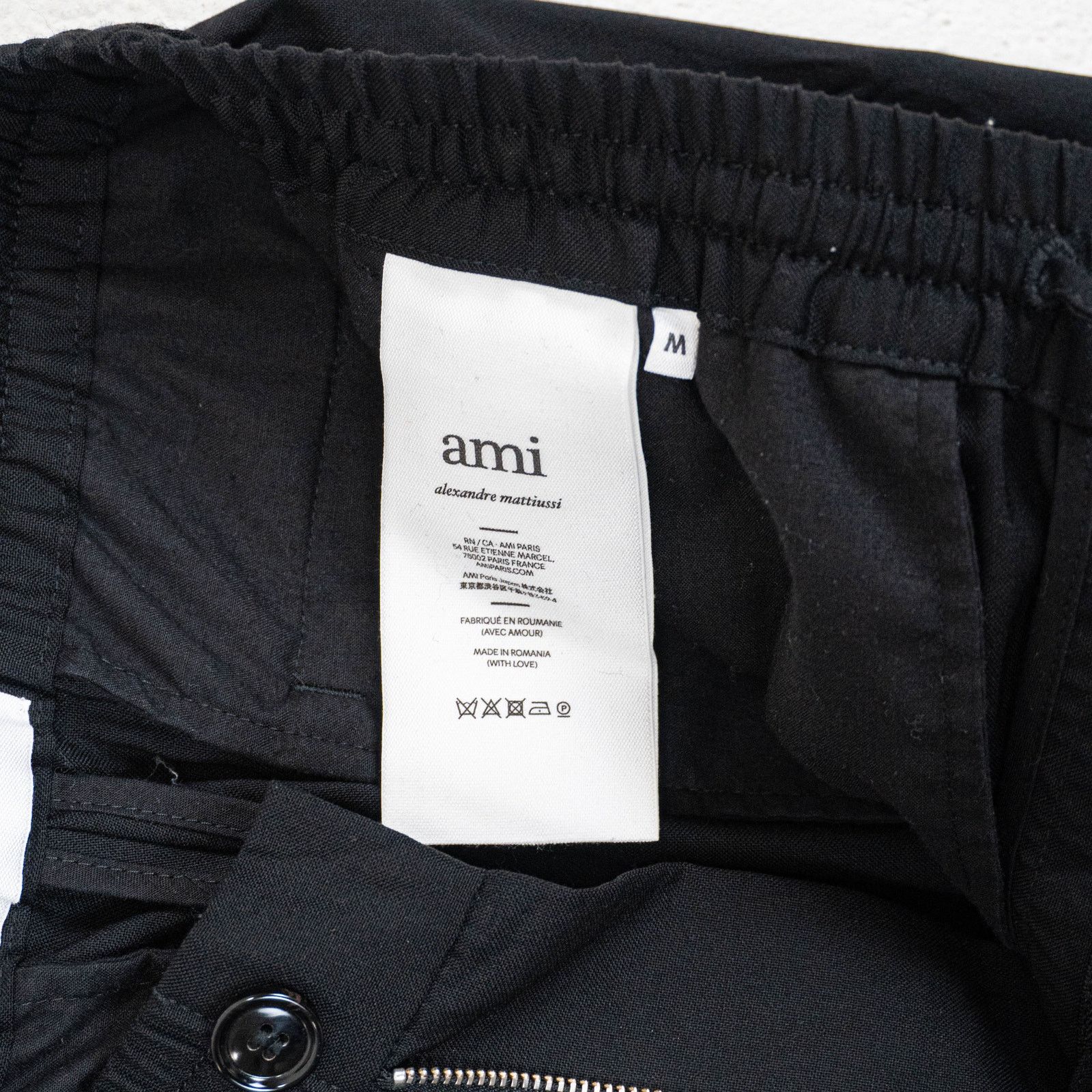AMI AMI Alexandre Mattiussi Cropped Pleated wool Trousers M Slim Size US 30 / EU 46 - 11 Thumbnail