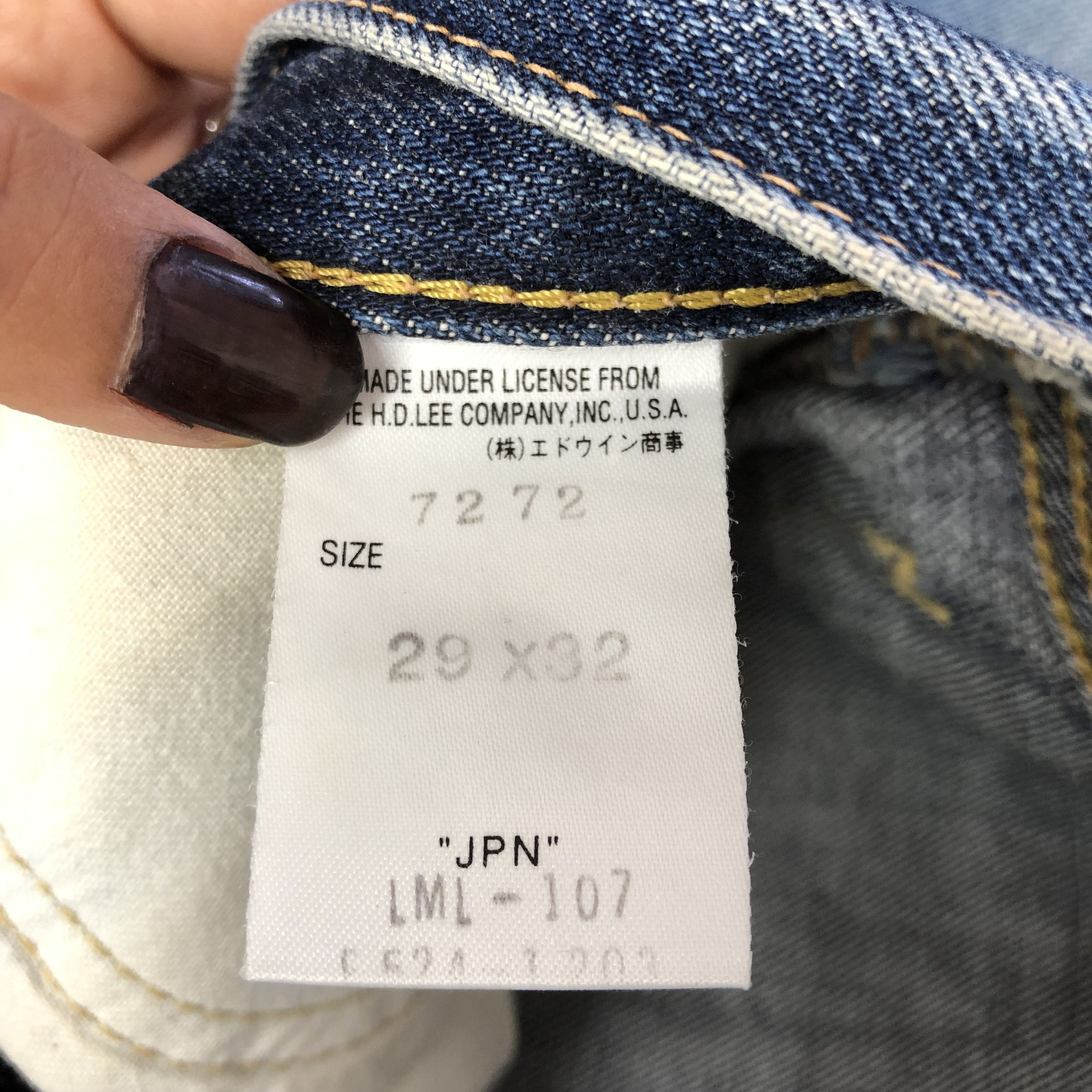 Lee Vintage Lee Riders Flare Jeans Lee Bootcut Wide Leg Denim Size 28" / US 6 / IT 42 - 7 Thumbnail