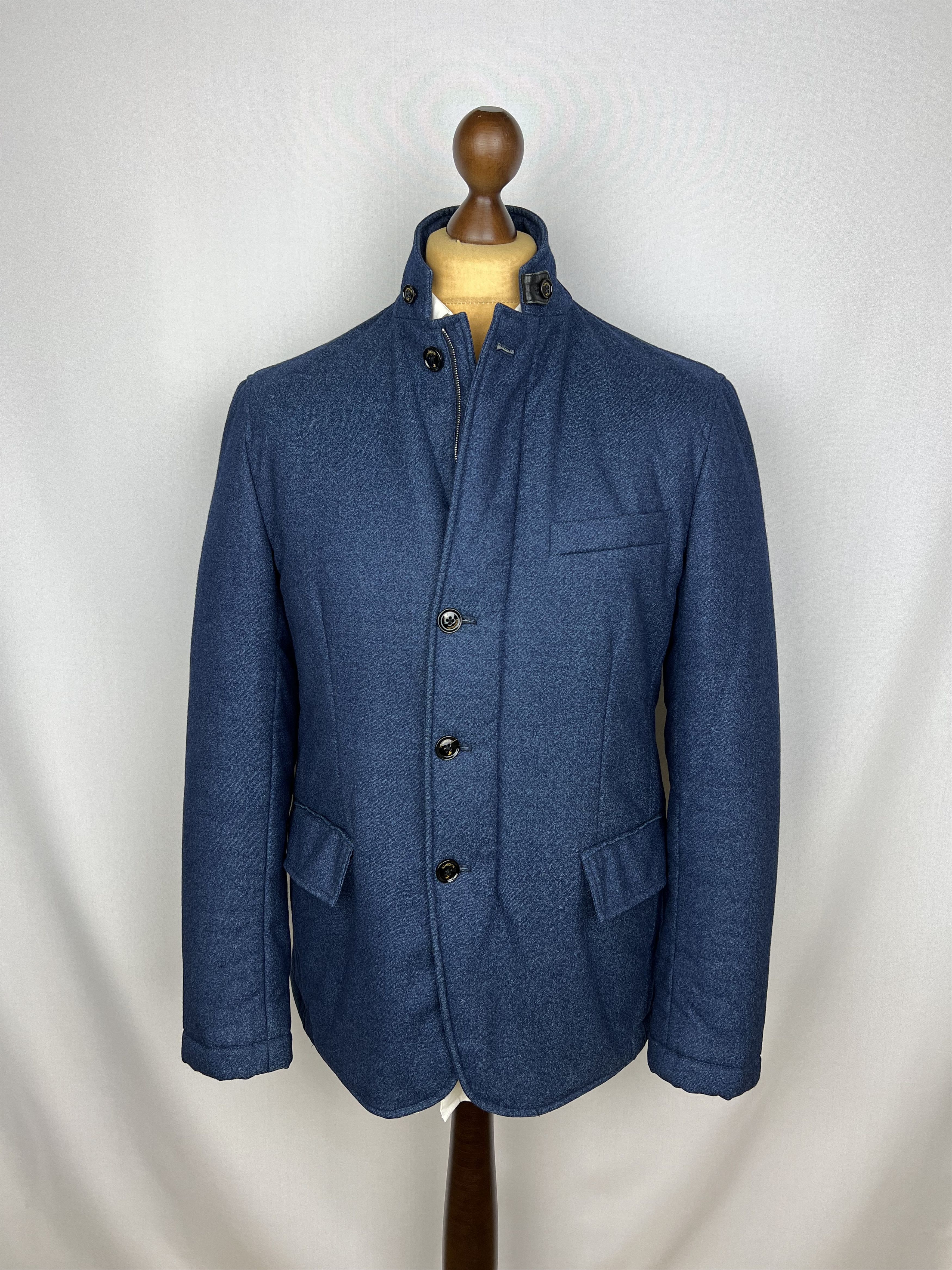 Tombolini x Vitale Barberis Pure Wool Insulated Blazer-Type Jacket Size US L / EU 52-54 / 3 - 3 Thumbnail