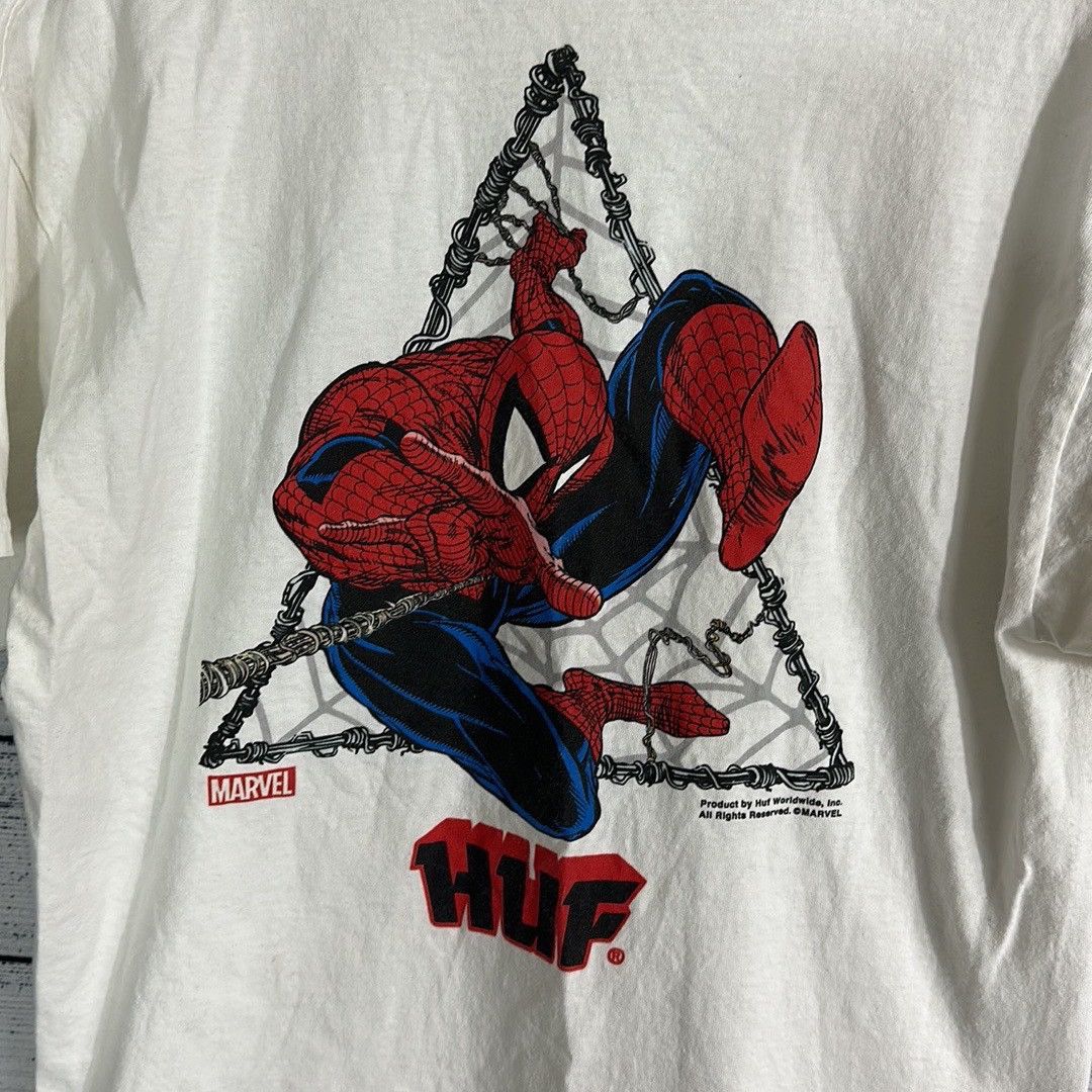 Huf Marvel Spider-Man Huf Collab Tee Shirt L | Grailed