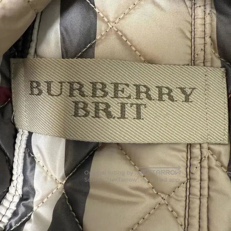 Burberry Burberry Quilted Brown Cotton Jacket for Women. Size XS / US 0-2 / IT 36-38 - 4 Thumbnail