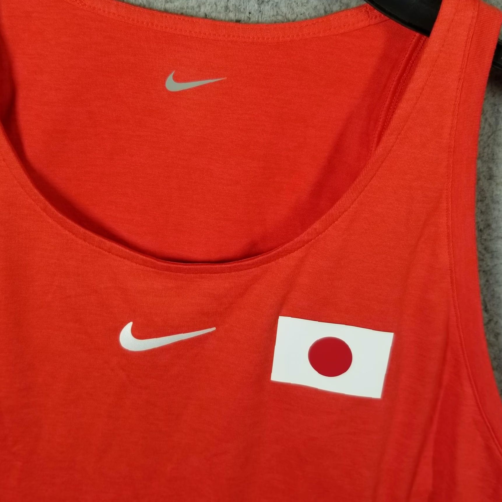 Nike Nike Japan Running Singlet Woman Small Red Track Tank Top Athletic Sports Size S / US 4 / IT 40 - 2 Thumbnail