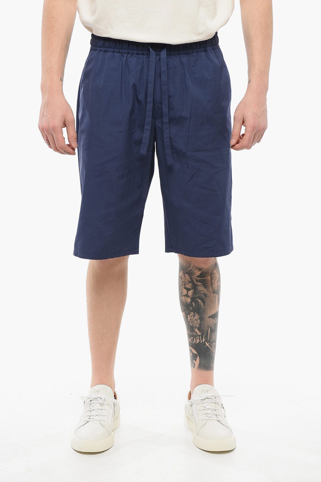 Dolce & Gabbana og1mm0825 Cotton Shorts in Blue Size US 32 / EU 48 - 1 Thumbnail