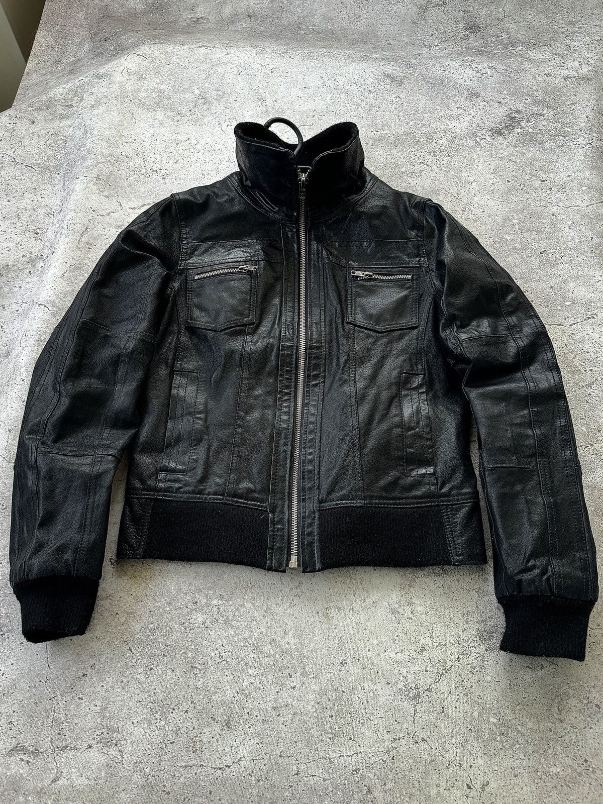 If Six Was Nine Vintage HardStone Leather Japanese Leather Jacket Size US S / EU 44-46 / 1 - 1 Thumbnail