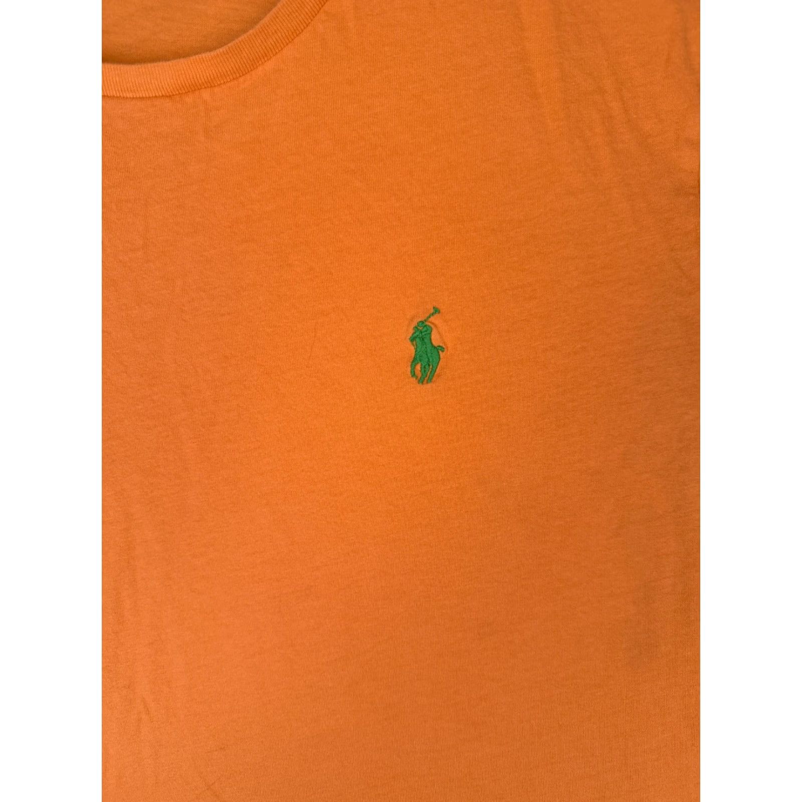 Ralph Lauren Polo Ralph Lauren Shirt Adult Large Orange Short Sleeve Crew 100% Cotton READ Size US L / EU 52-54 / 3 - 6 Thumbnail