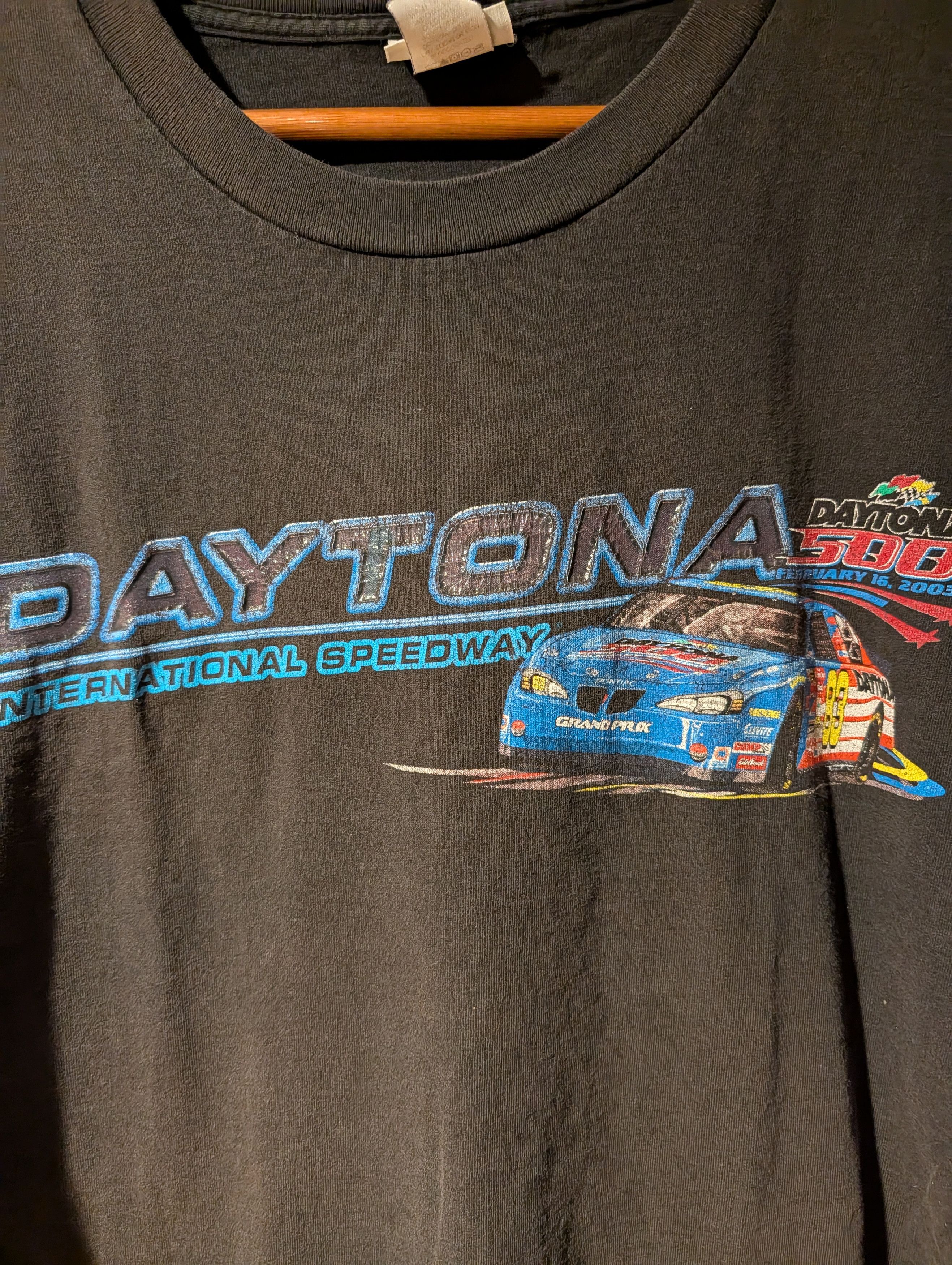 NASCAR Vintage 2003 Daytona 500 Nascar Racing Speedway T-Shirt Size US XXL / EU 58 / 5 - 5 Thumbnail